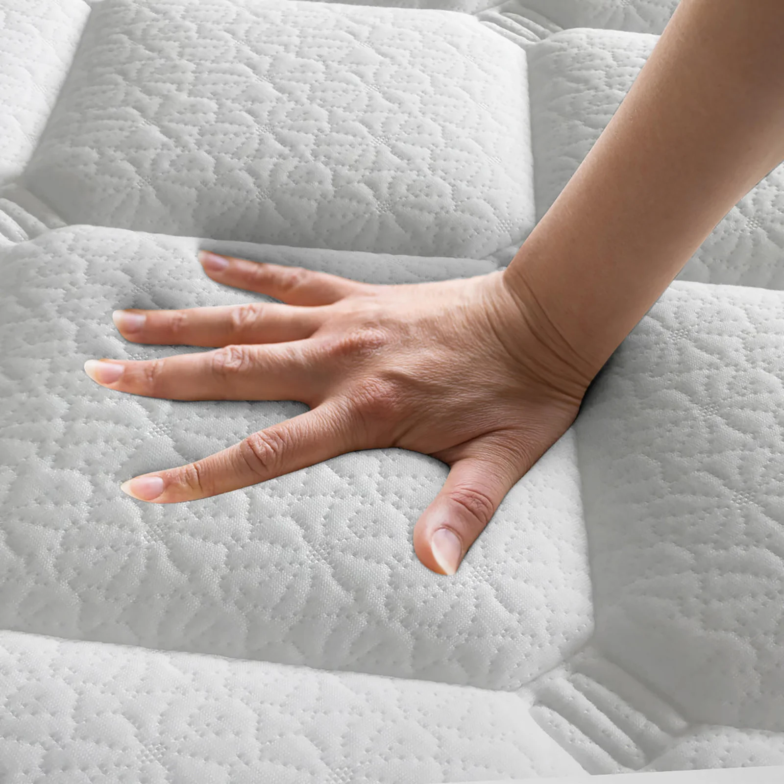 Iris Double Firm 25cm Foam Pillow Top Pocket Spring Mattress - Image 6