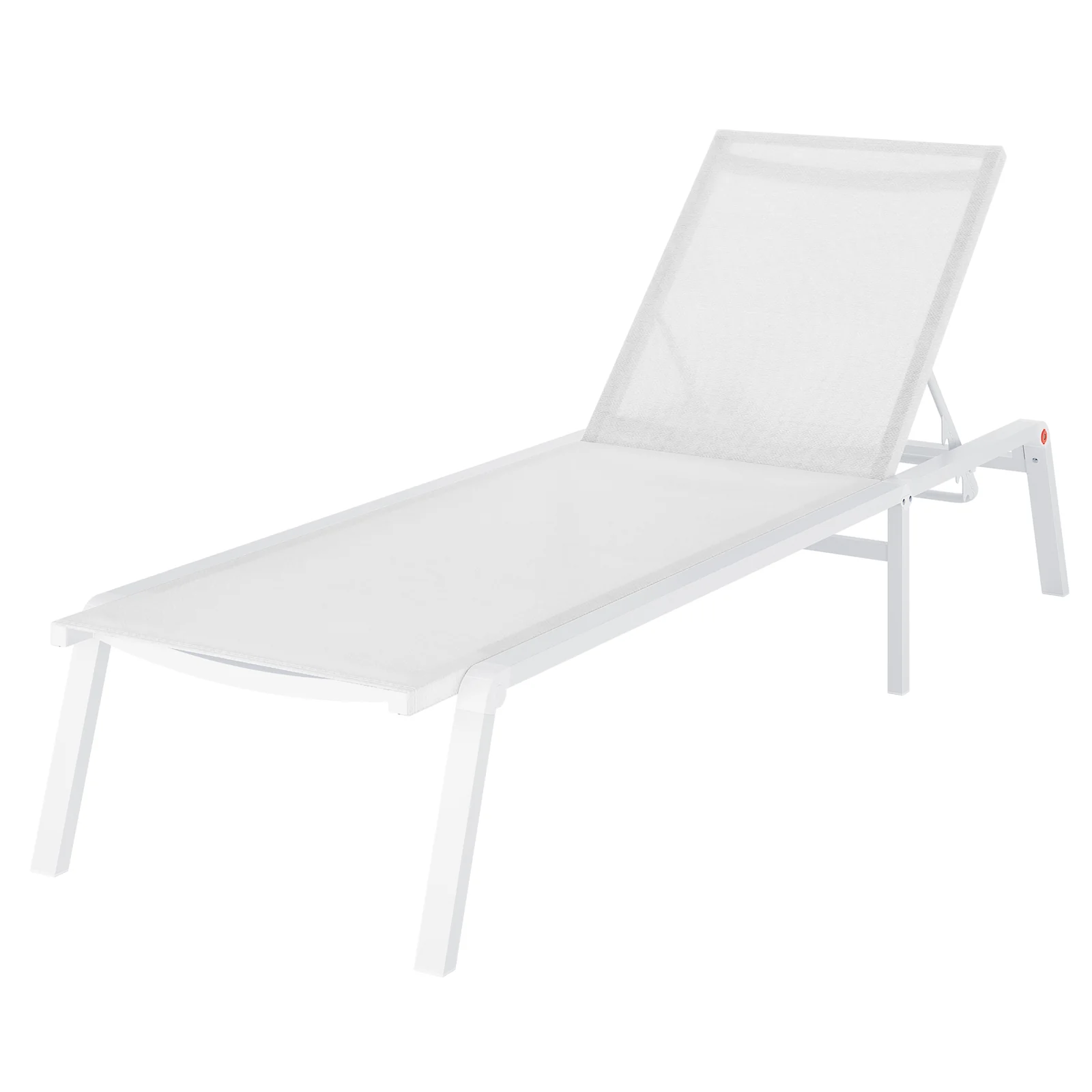 Jabari Outdoor Sun Loungers with Cushions Set of 2 in Cream White - Image 6