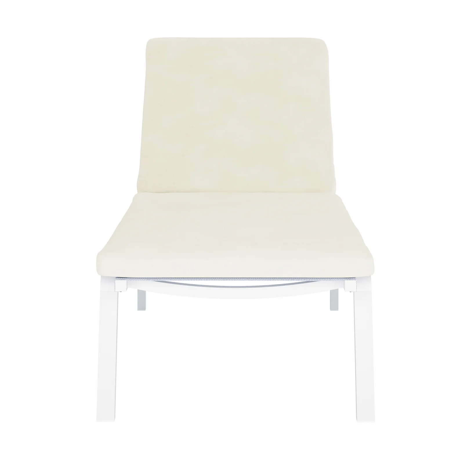 Jabari Outdoor Sun Loungers with Cushions Set of 2 in Cream White - Image 8