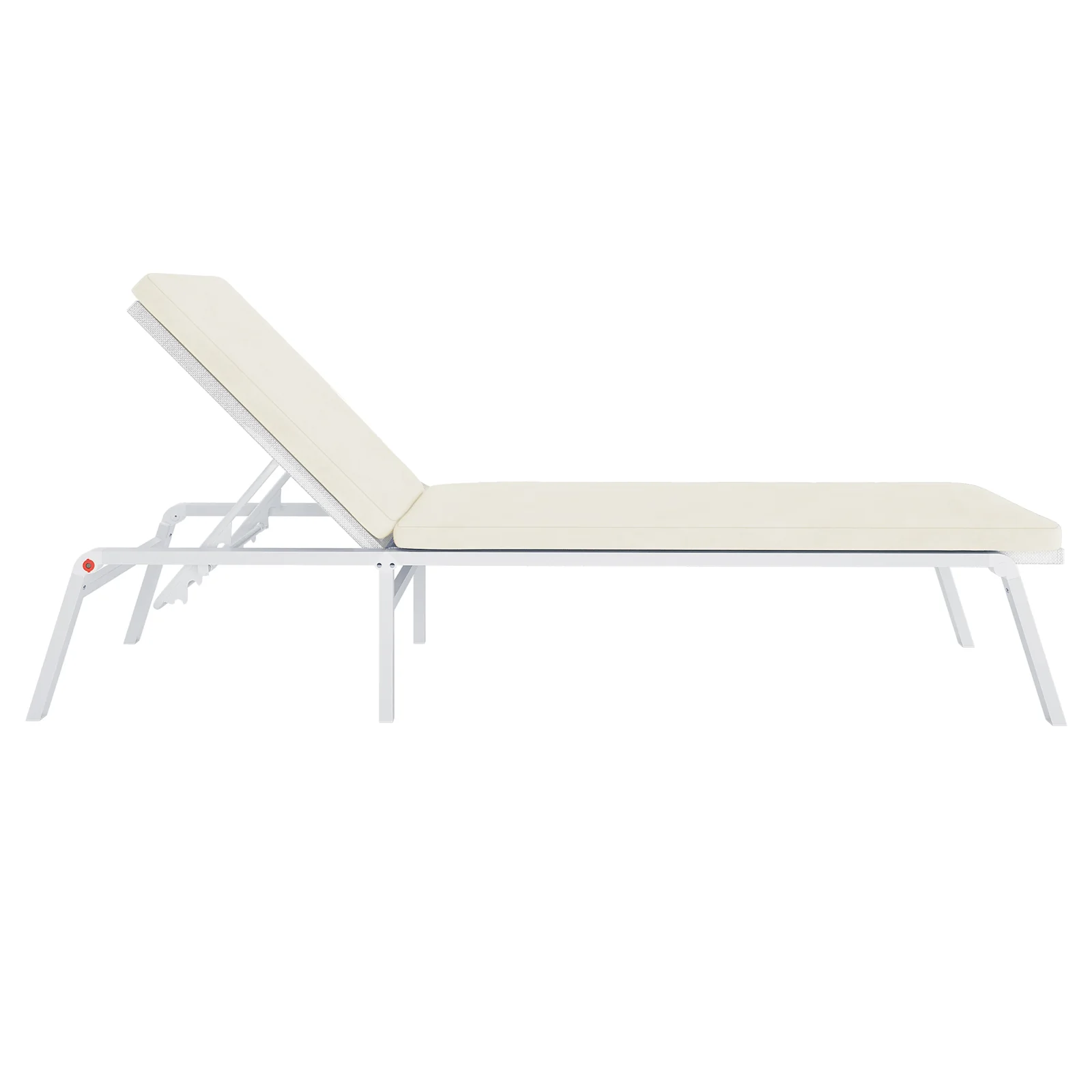 Jabari Outdoor Sun Loungers with Cushions Set of 2 in Cream White - Image 9