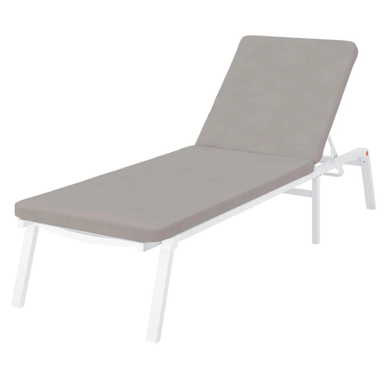 Jabari Outdoor Sun Loungers with Cushions Set of 2 in Warm Grey - Image 5