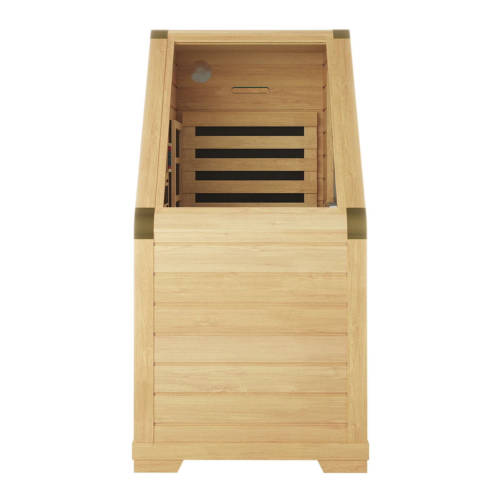 Jarli 1 Person Portable Compact Infrared Indoor Home Sauna - Image 6