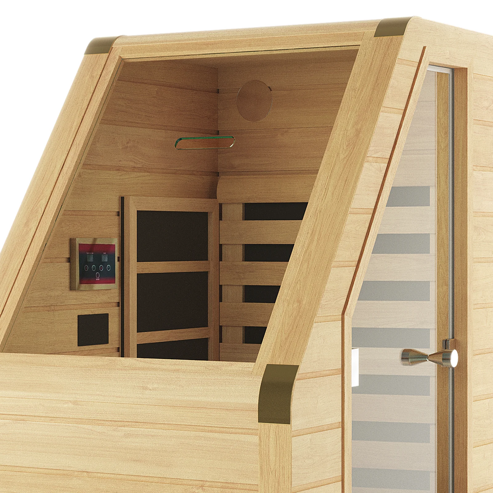 Jarli 1 Person Portable Compact Infrared Indoor Home Sauna - Image 7