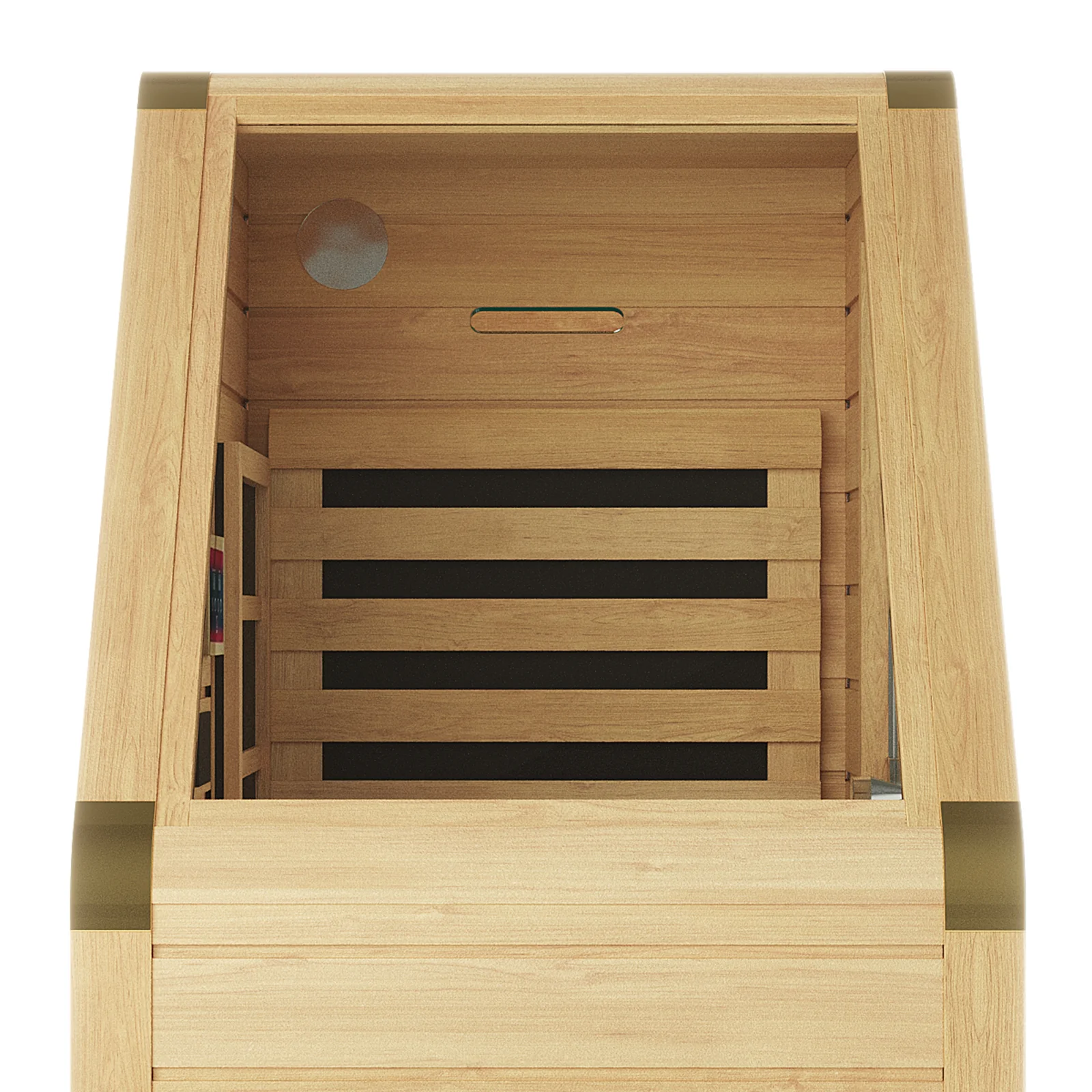 Jarli 1 Person Portable Compact Infrared Indoor Home Sauna - Image 8