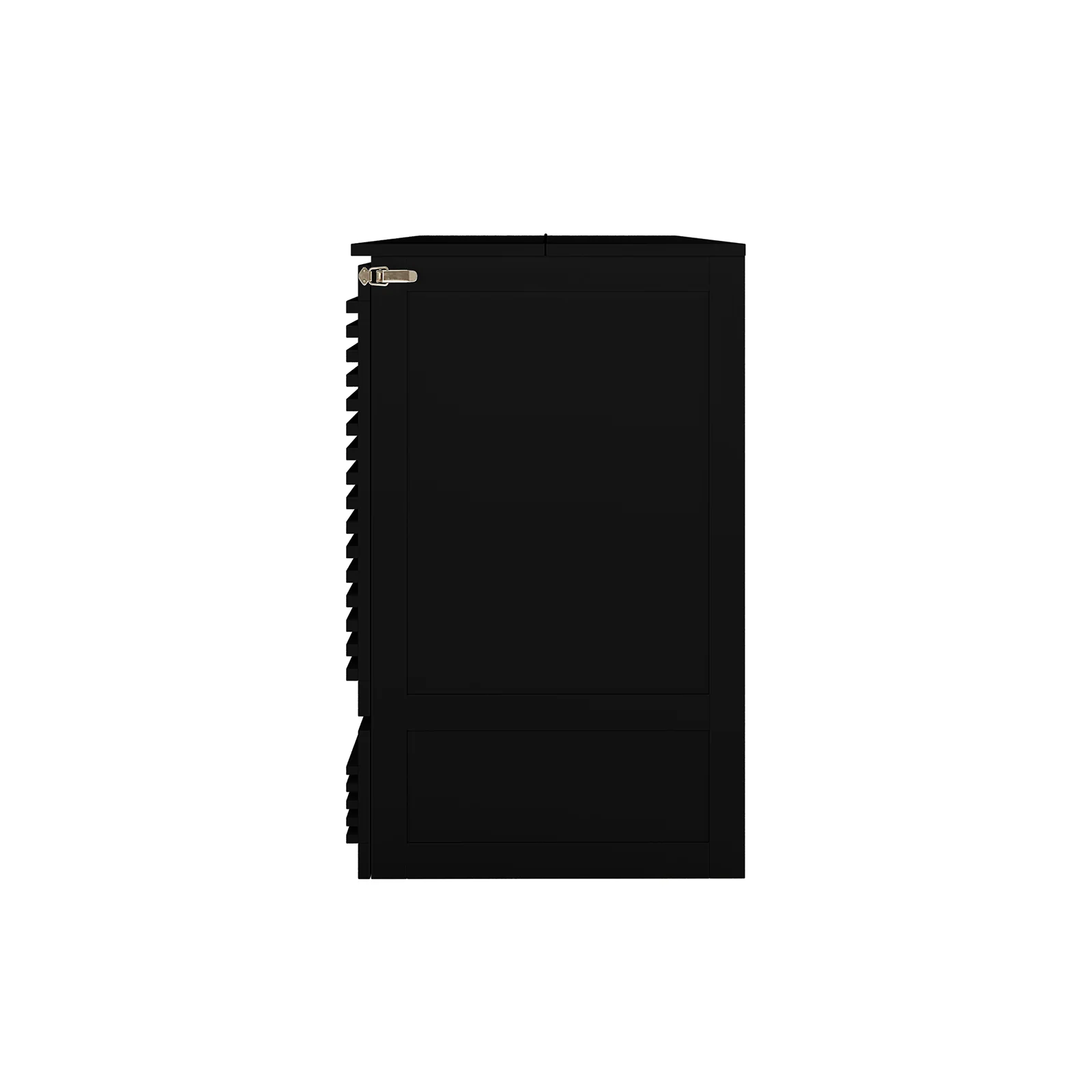 Jaxen Queen Foldout Murphy Bed with Storage in Black - Image 10