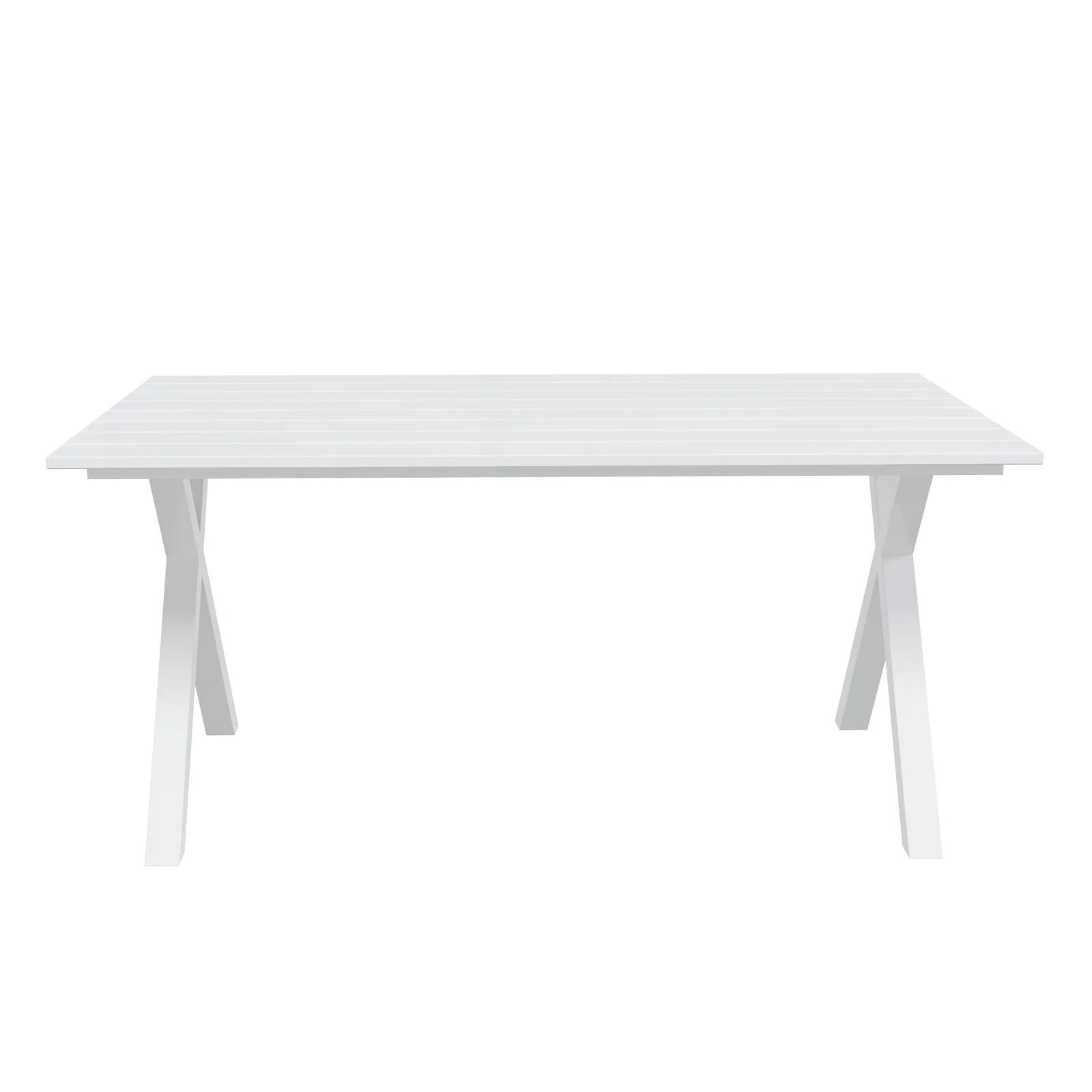Jensen 6 Seater Aluminium Outdoor Dining Set in Light Grey - Image 11