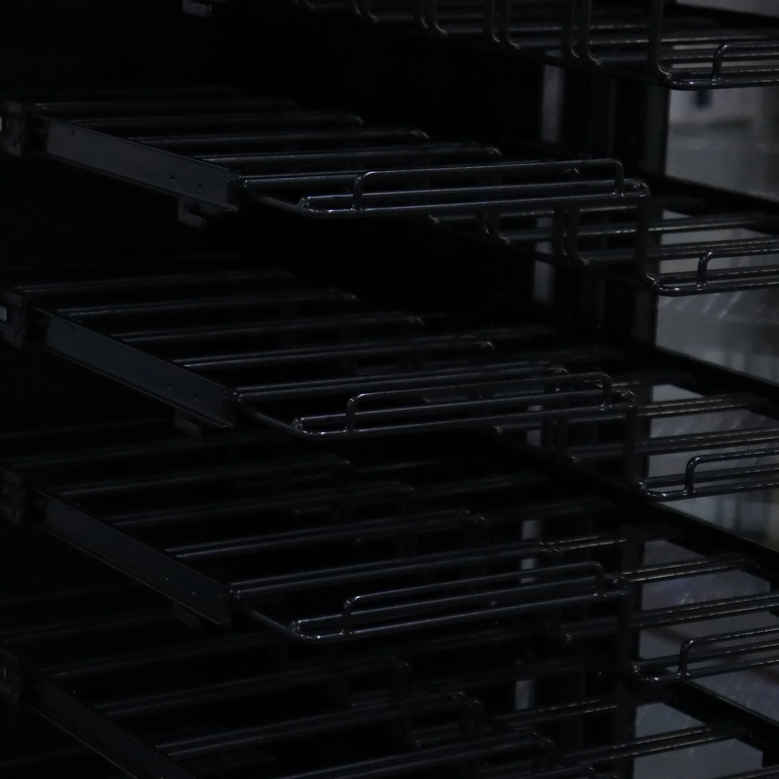 K155G 155 Bottle Built-In Wine Fridge with Lock in Black - Image 11