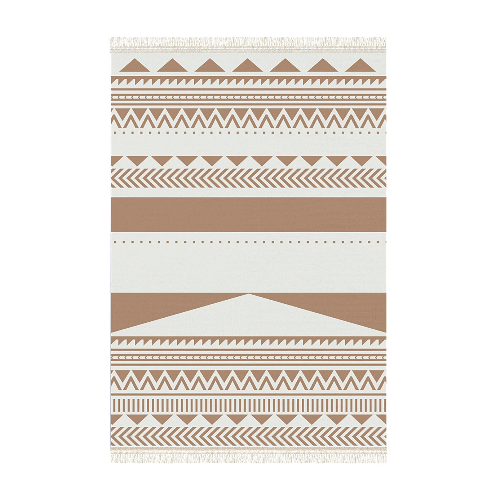 Kaley 200x300cm Woven Cotton Blend Tasseled Indoor Rug