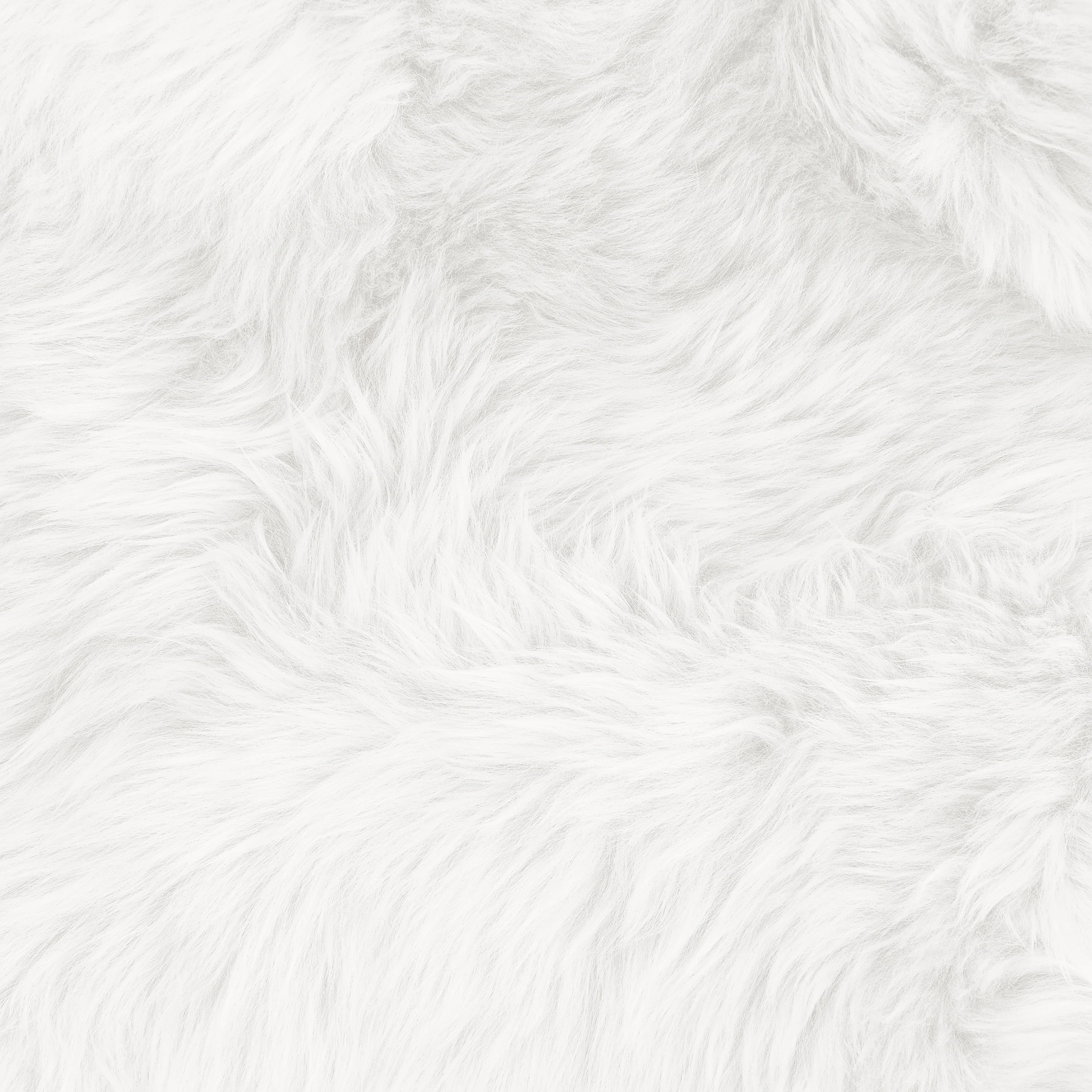 Kalina 60x180cm Shaggy Faux Fur Rug in White - Image 5