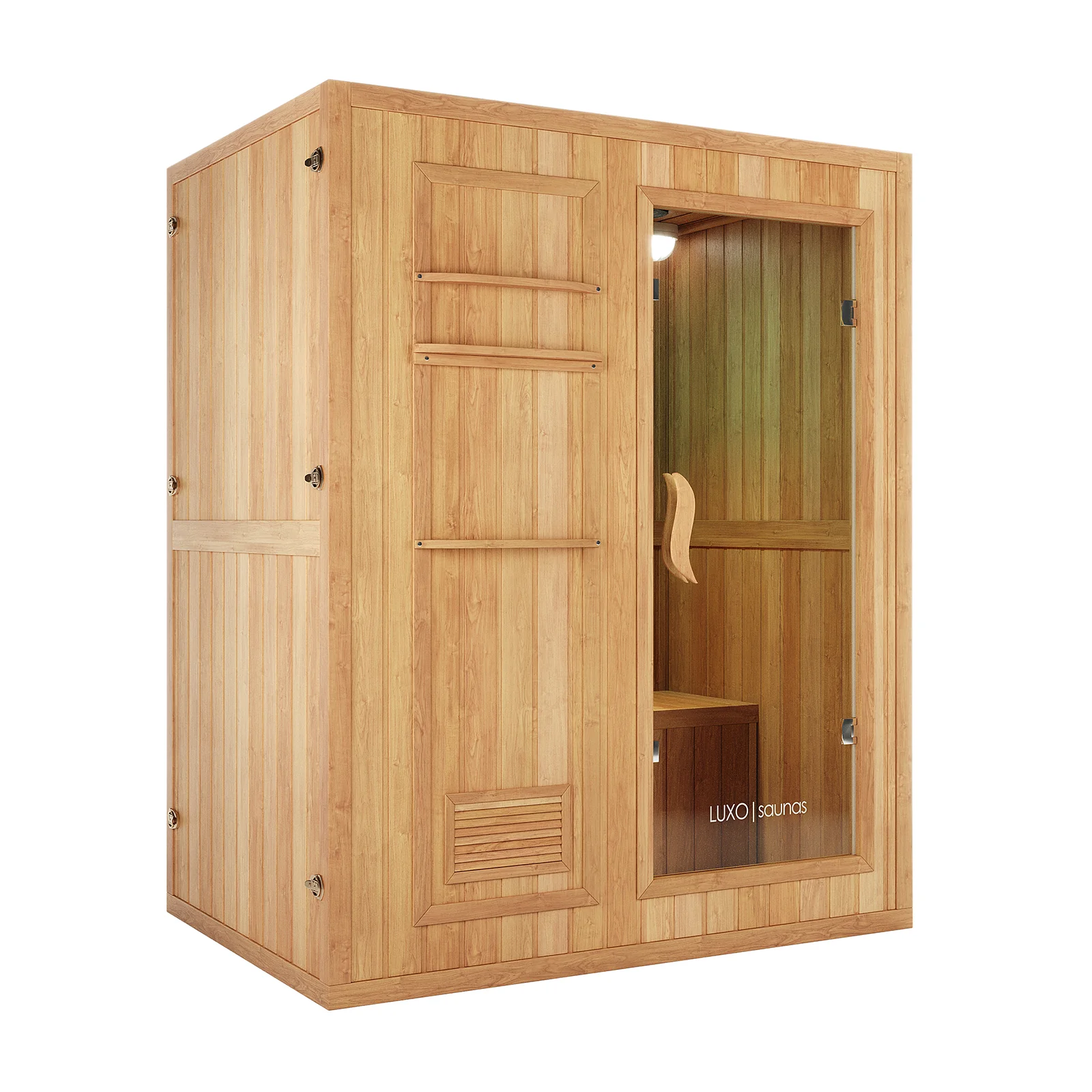 Kivi 3-Person Traditional Stove Finnish Indoor Home Sauna - Image 6
