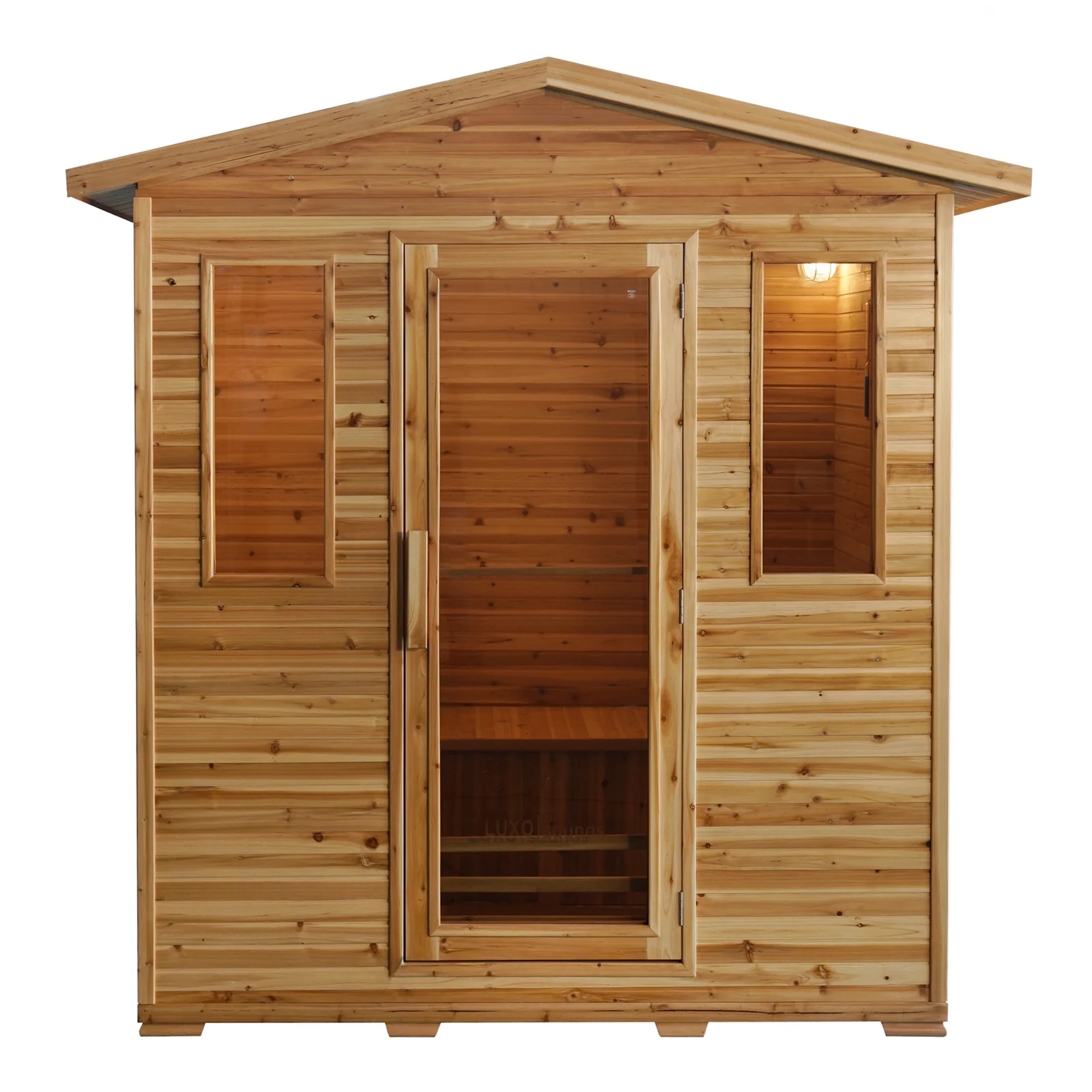 Kivi 4-Person Traditional Outdoor Finnish Home Sauna - Image 3