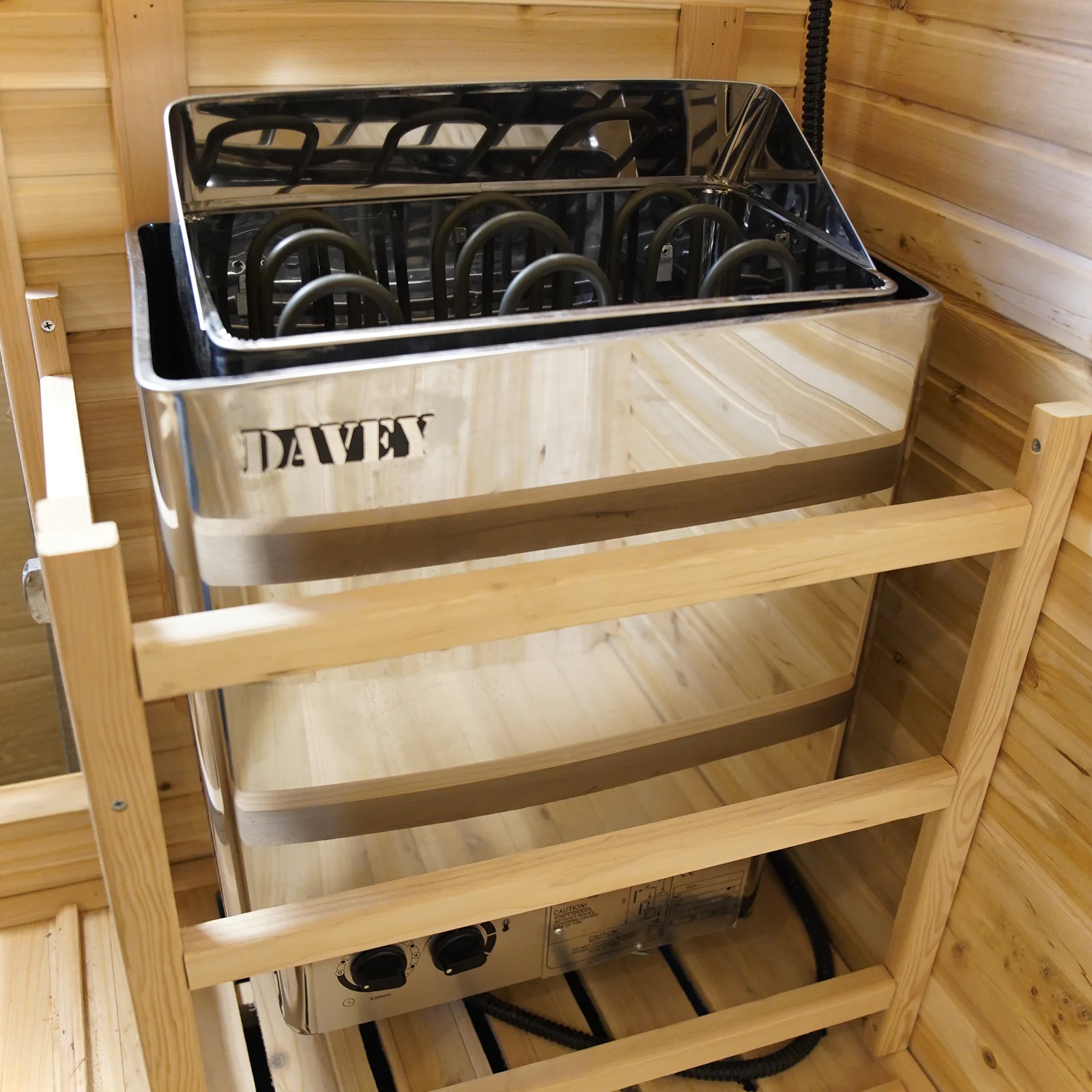 Kivi 4-Person Traditional Outdoor Finnish Home Sauna - Image 8