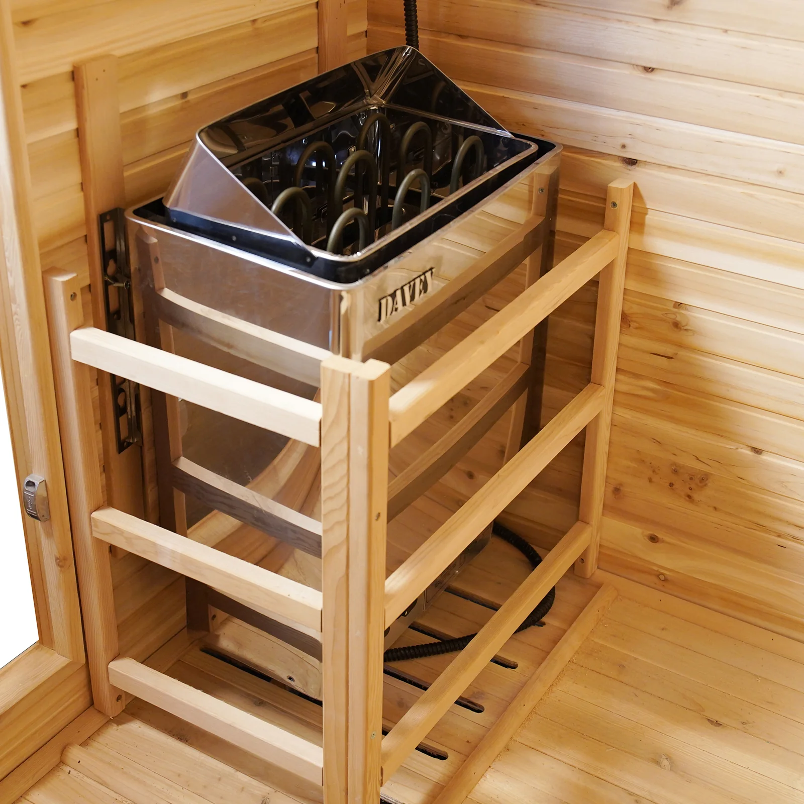 Kivi 4-Person Traditional Outdoor Finnish Home Sauna - Image 9