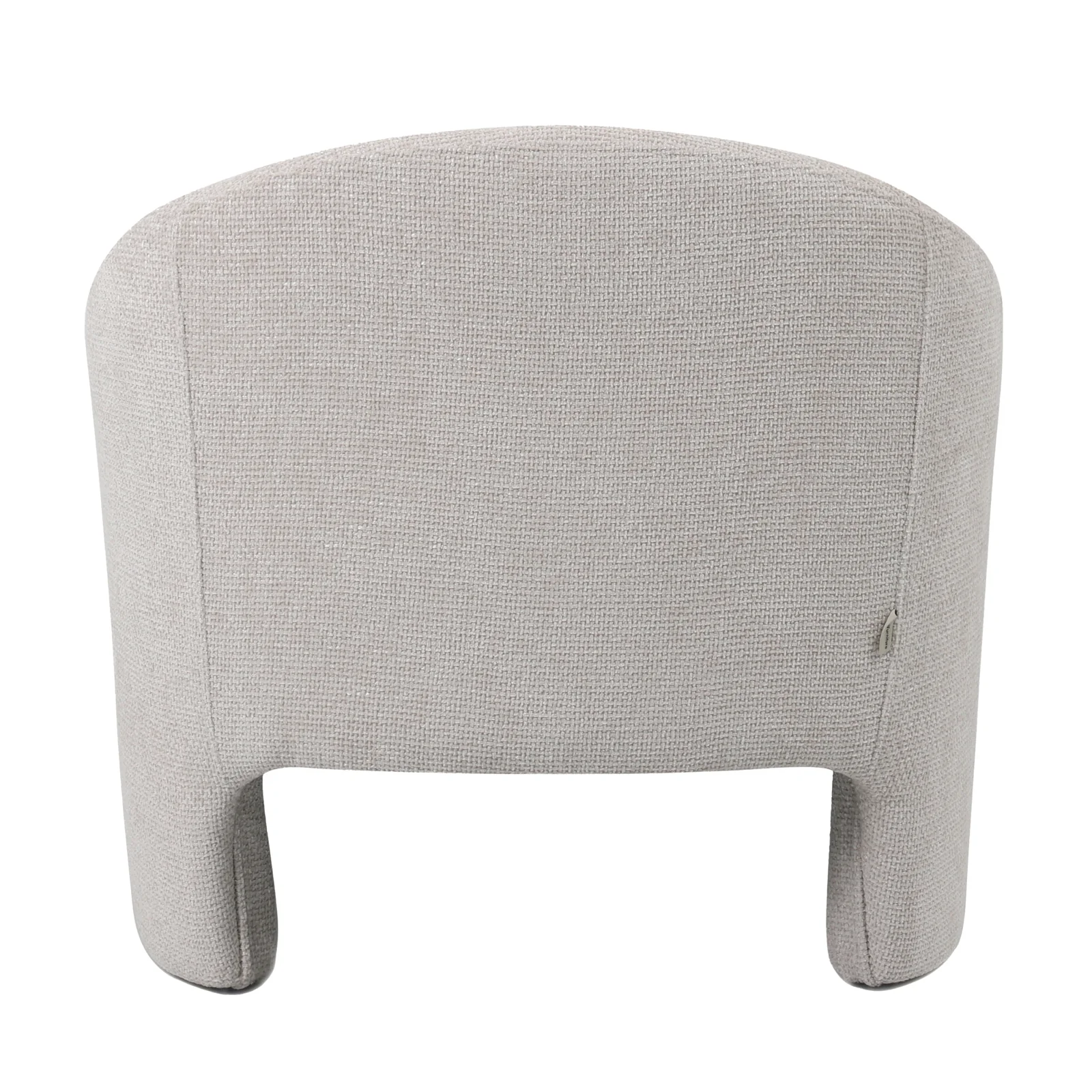 Kotrina Linen Chenille Accent Armchair in Beige - Image 9