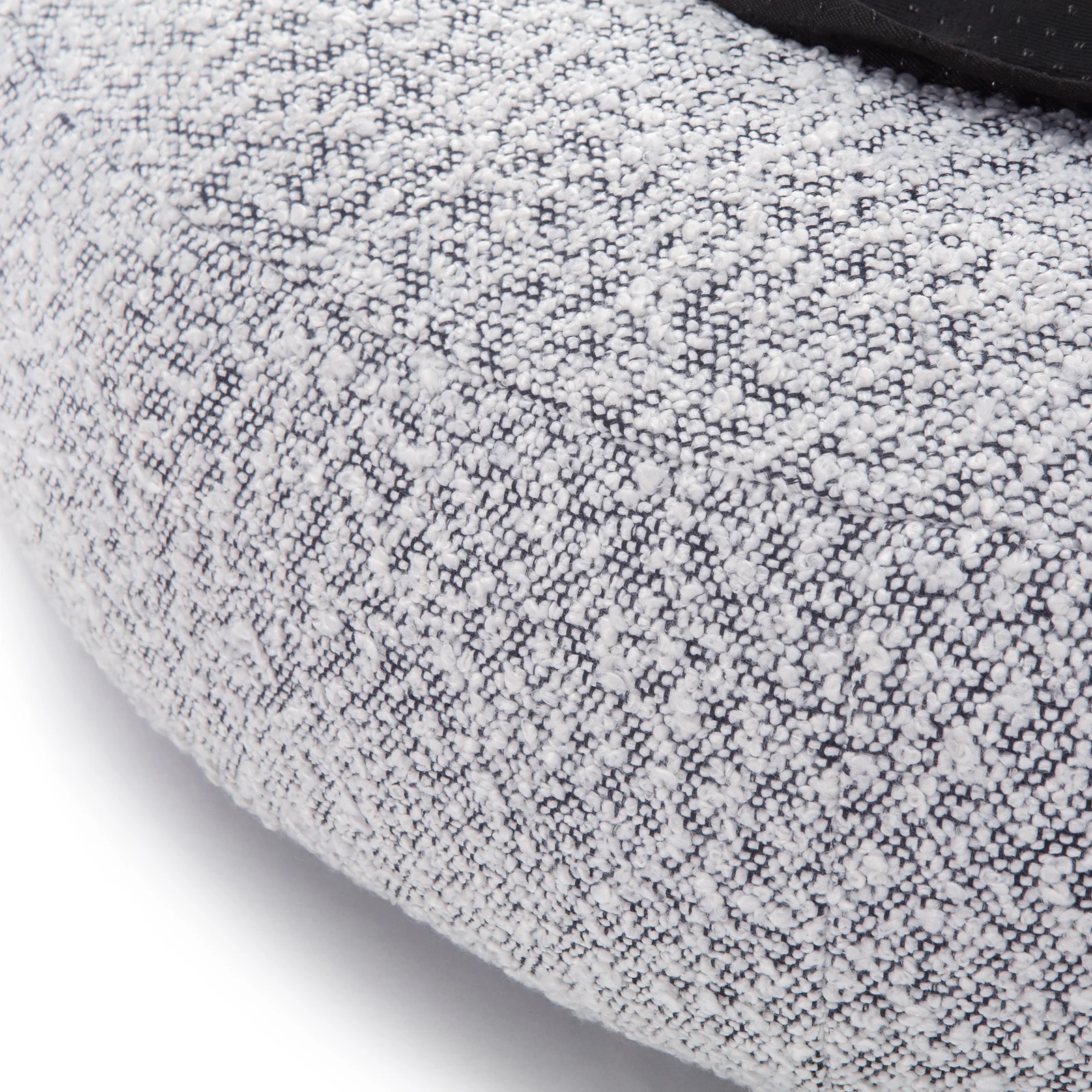 Kyra Large Boucle Pet Bed in White Black - Image 6