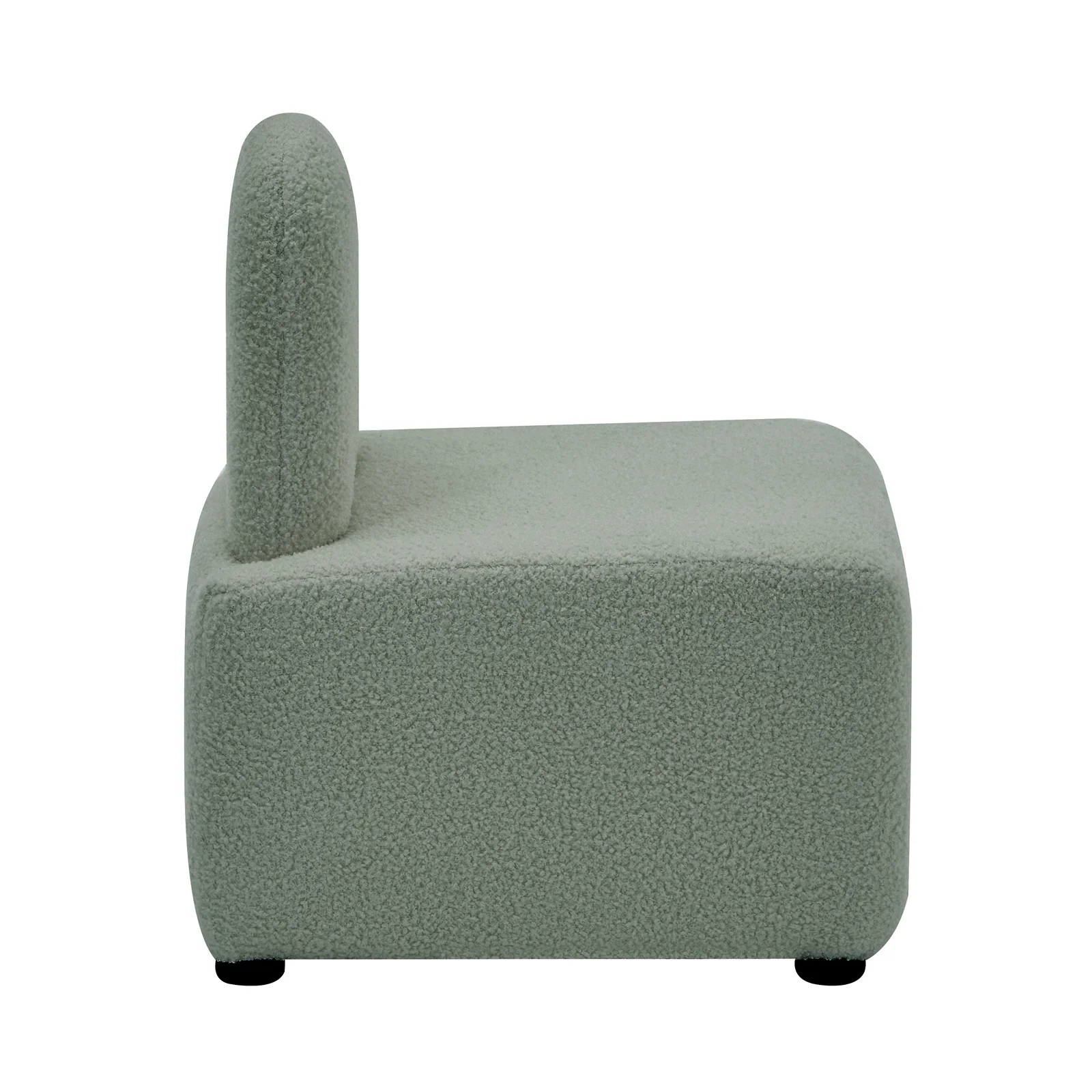 Lenore Velvet Kids Chair with Bunny Ears in Mint Green - Image 6