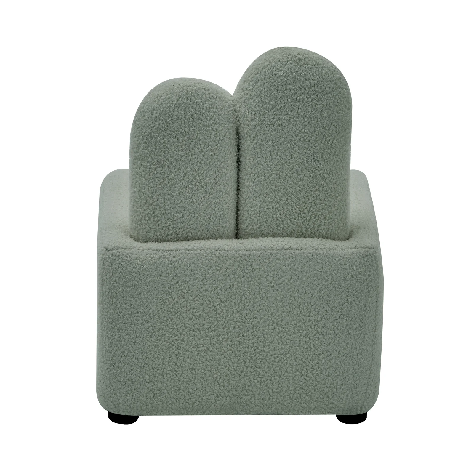 Lenore Velvet Kids Chair with Bunny Ears in Mint Green - Image 7
