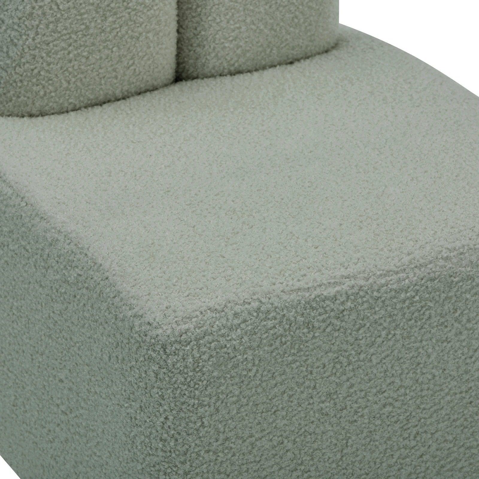 Lenore Velvet Kids Chair with Bunny Ears in Mint Green - Image 9