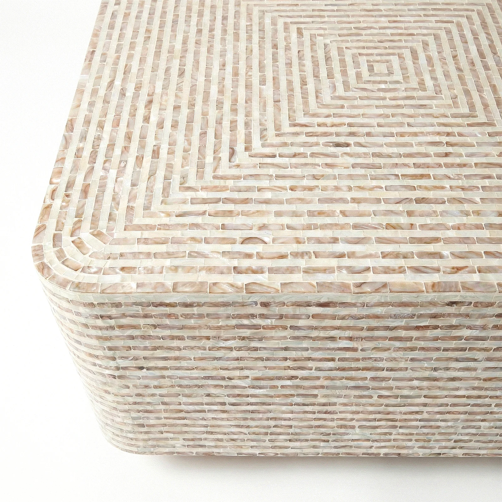 Lior 90cm Mother of Pearl Coffee Table in Mocha Cream - Image 7