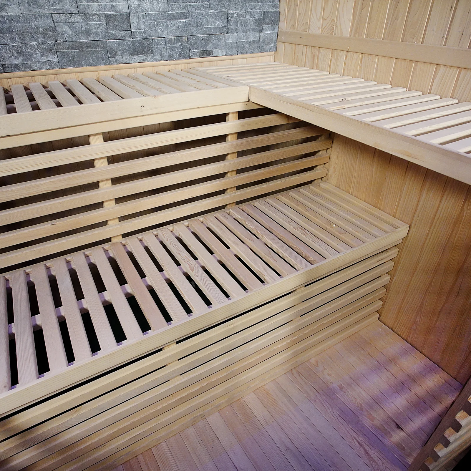 Loyly 3 Person Traditional Finnish Indoor Home Sauna - Image 10