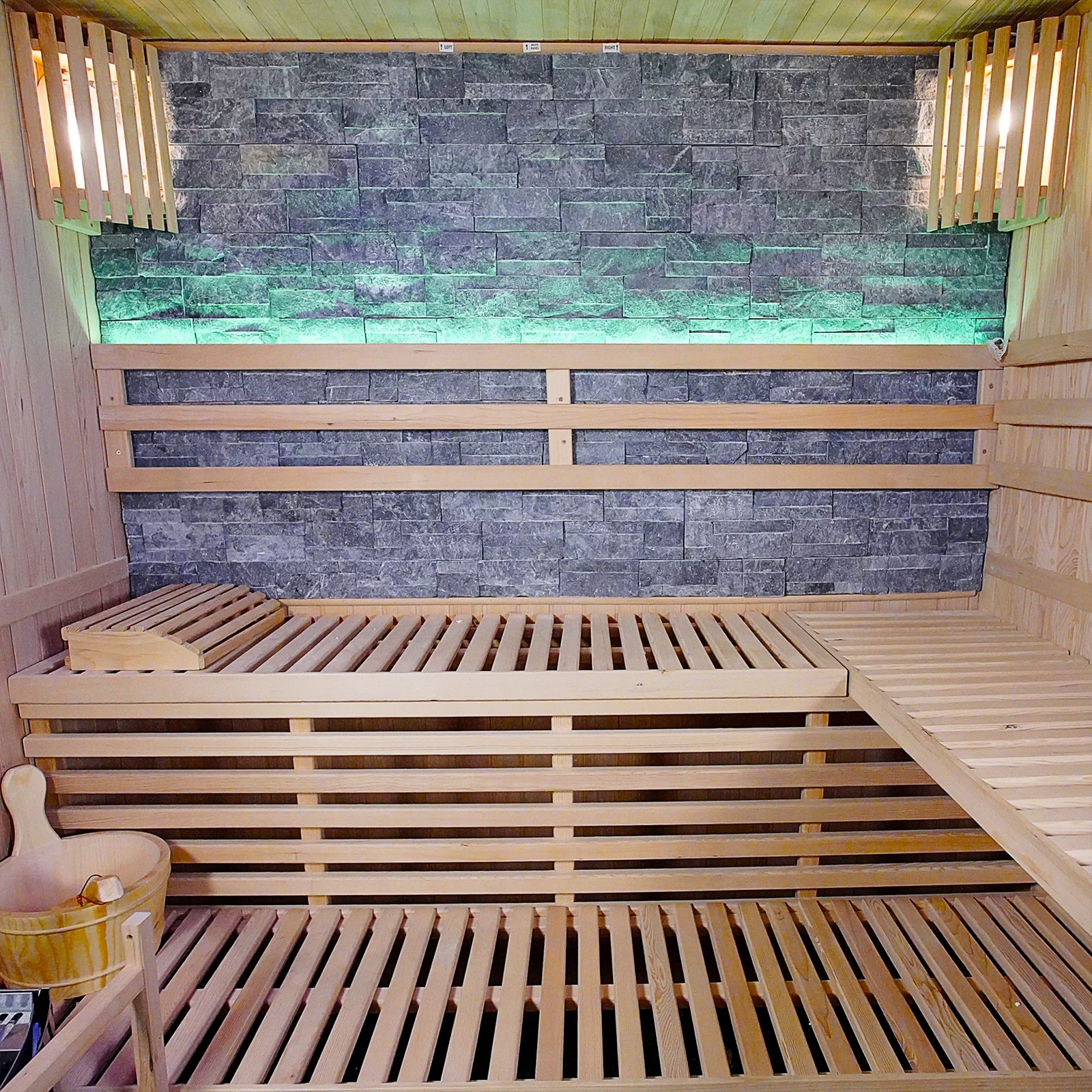 Loyly 3 Person Traditional Finnish Indoor Home Sauna - Image 8