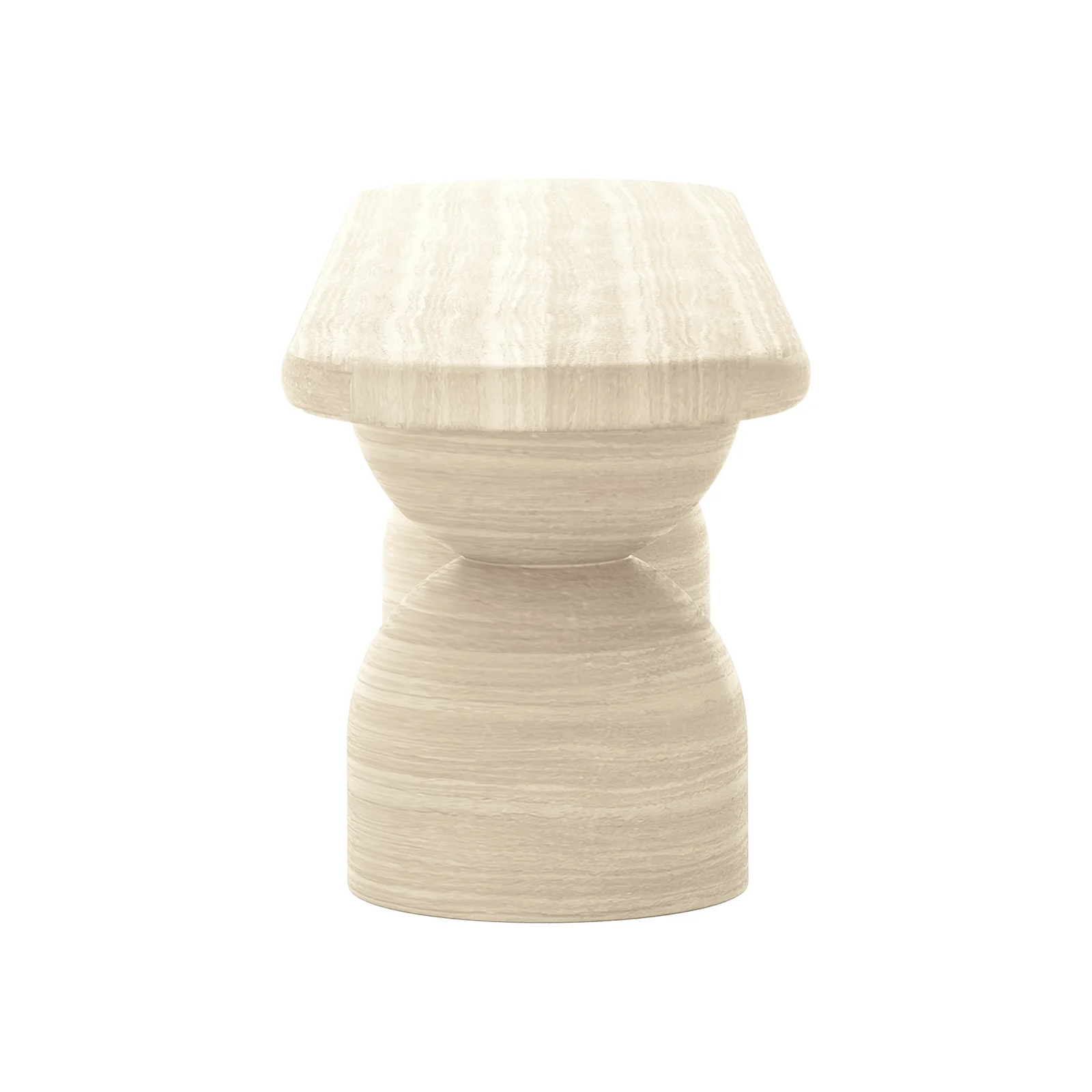 Lumen 220cm Outdoor Concrete Dining Table Set in Beige - Image 15