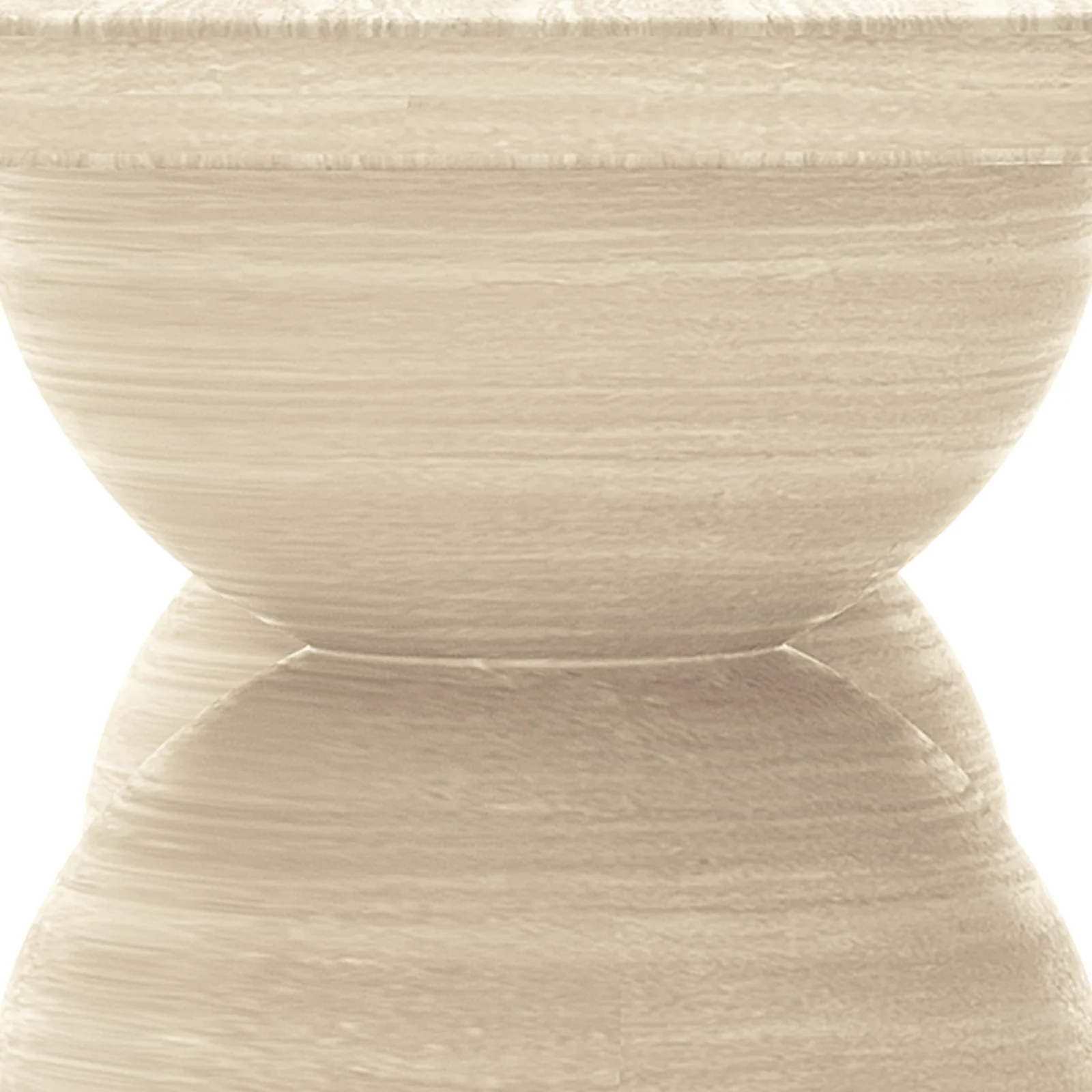 Lumen 220cm Oval Outdoor Concrete Dining Table in Beige - Image 9
