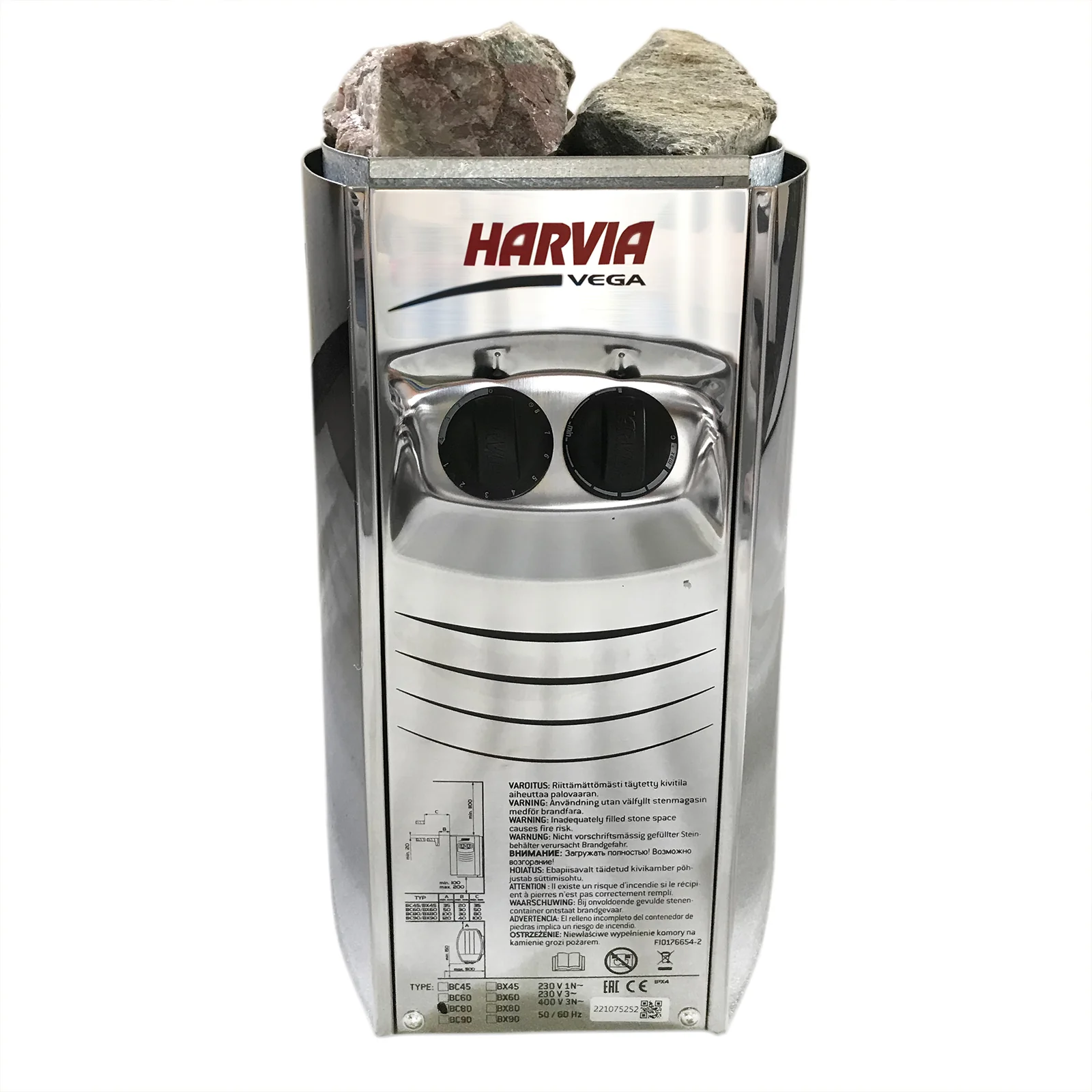 Luola 2 Person Red Cedar Outdoor Barrel Sauna & Harvia Stove - Image 11