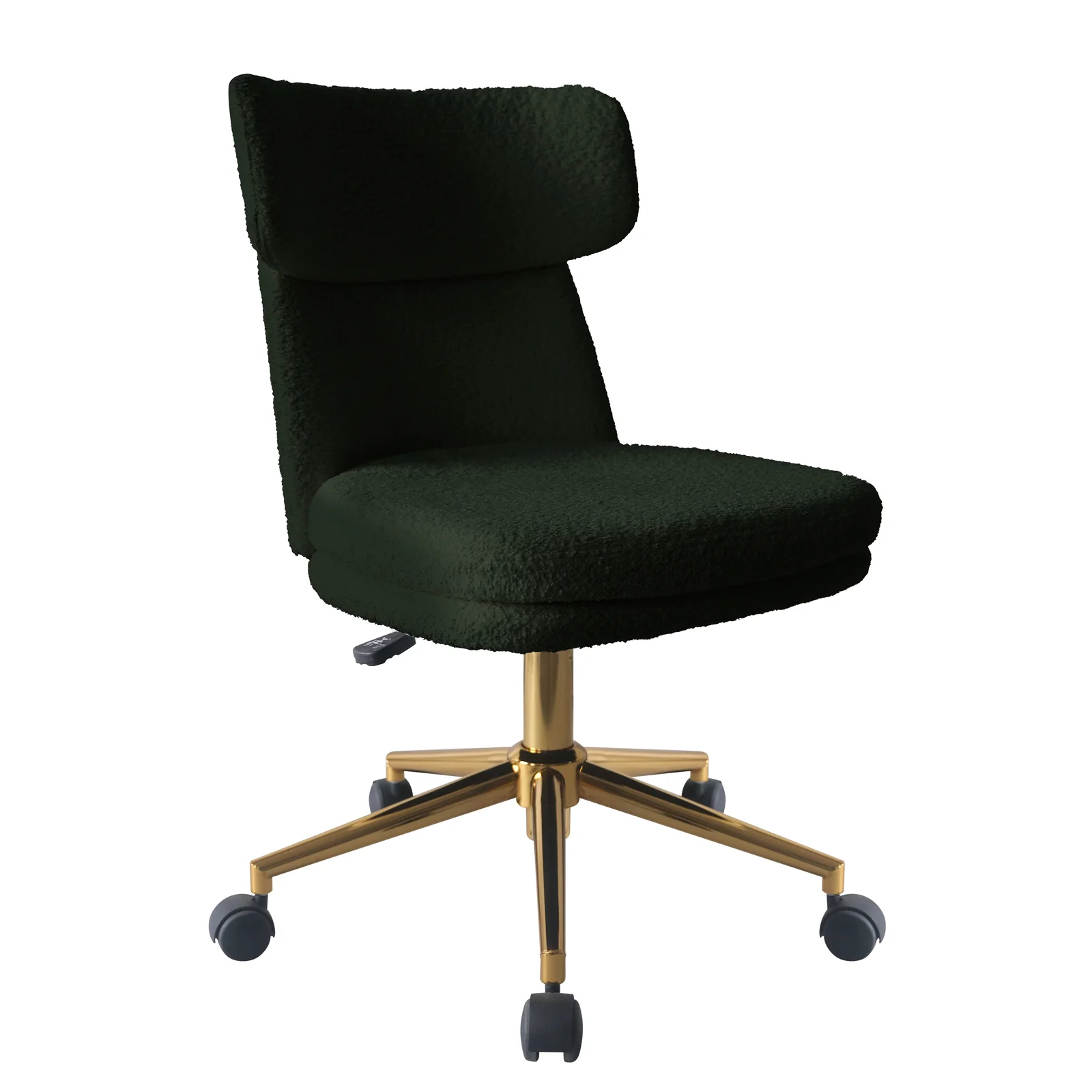 Luxo Aerona High Back Boucle Office Chair in Dark Green - Image 8