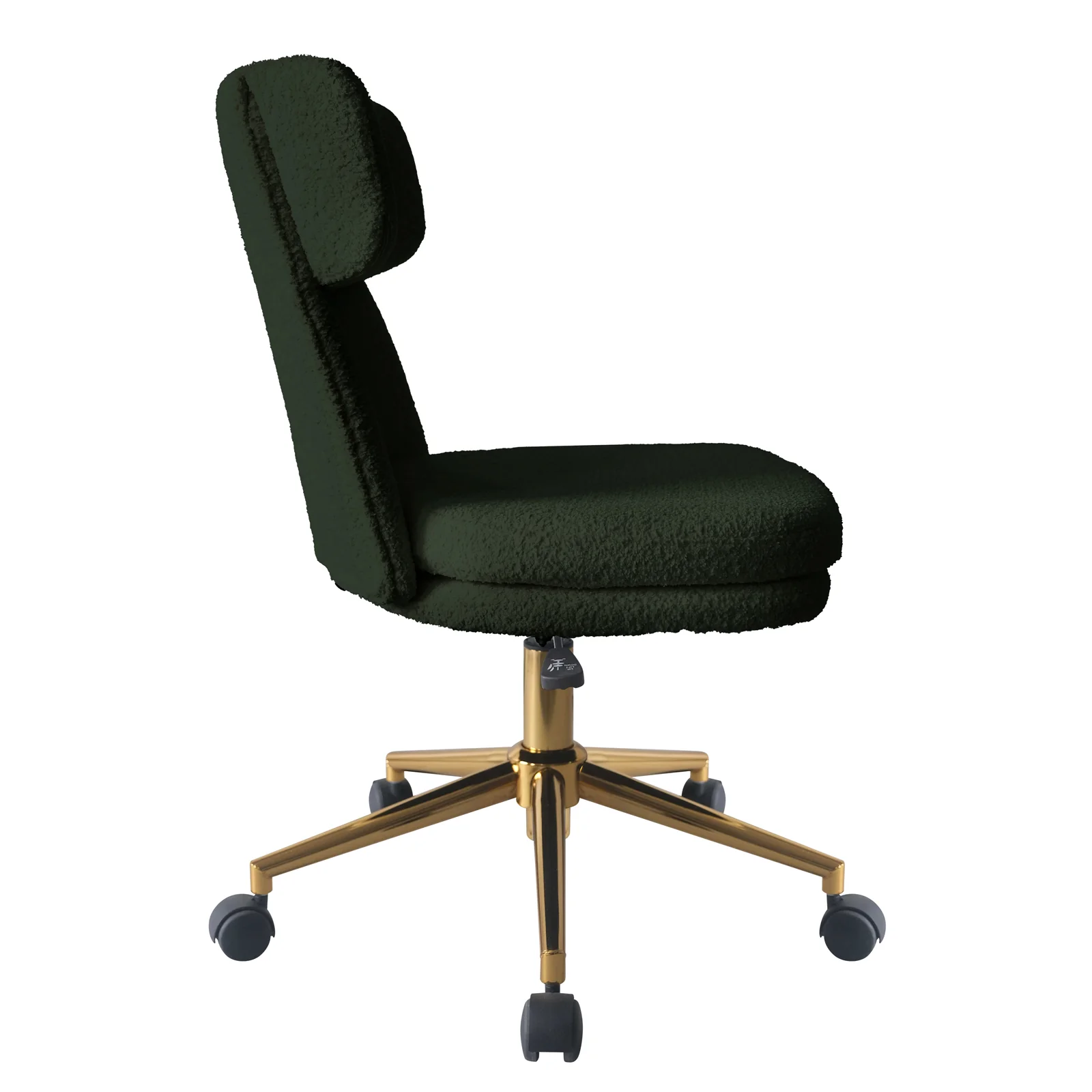 Luxo Aerona High Back Boucle Office Chair in Dark Green - Image 9