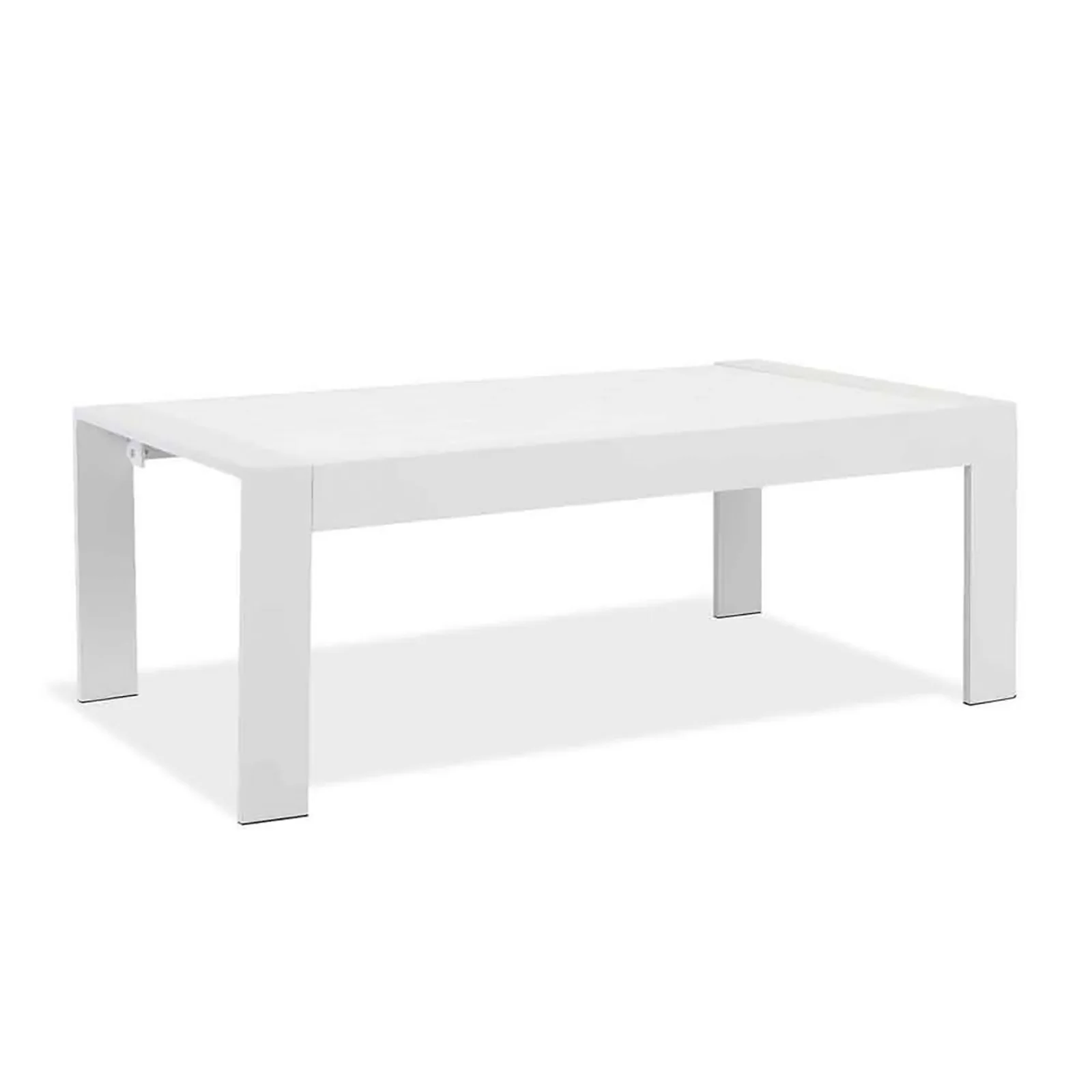 Luxo Bayo 6-Seater Aluminium Outdoor Set in White & Grey - Image 12