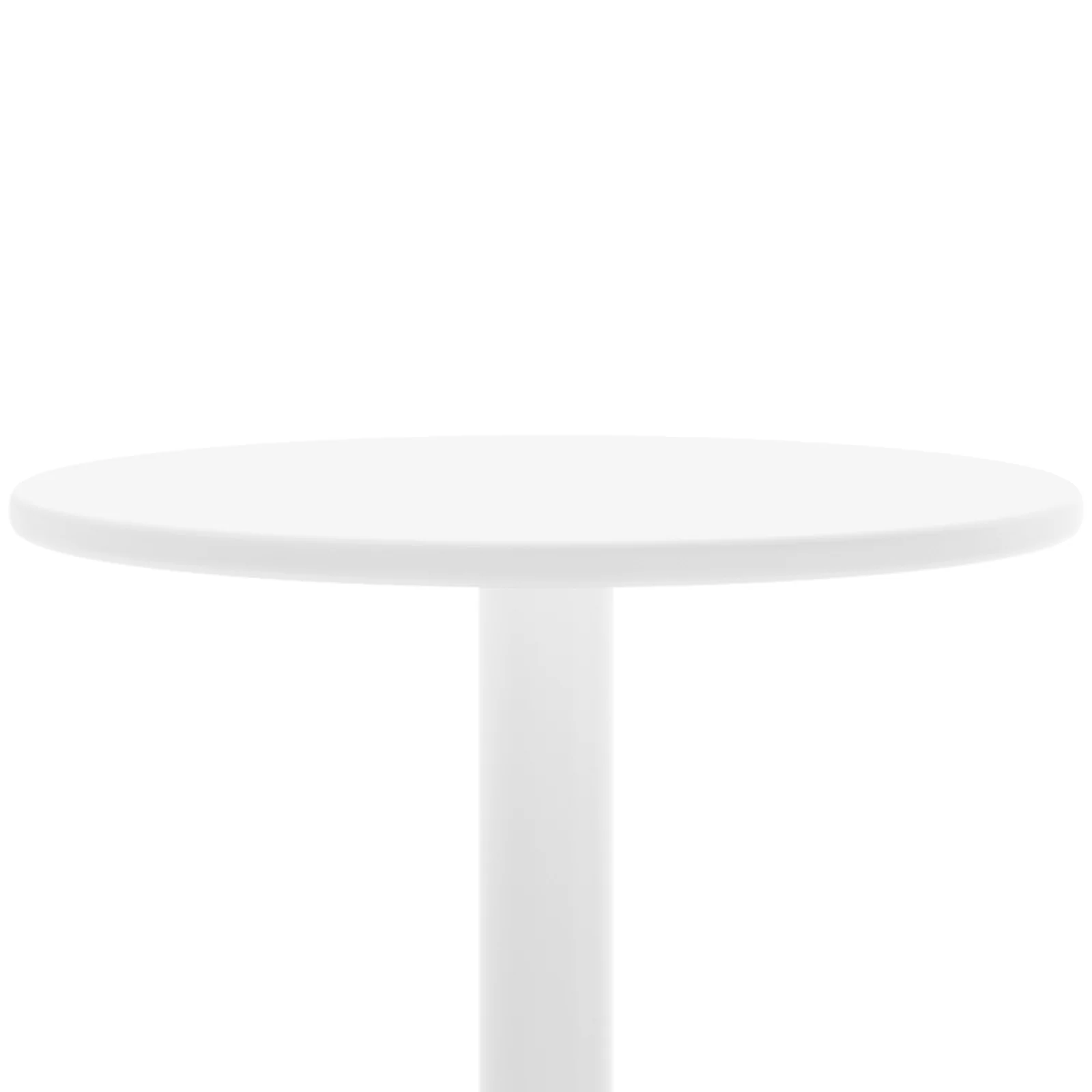 Luzon Aluminium & Wicker Outdoor Bar Table in White - Image 4