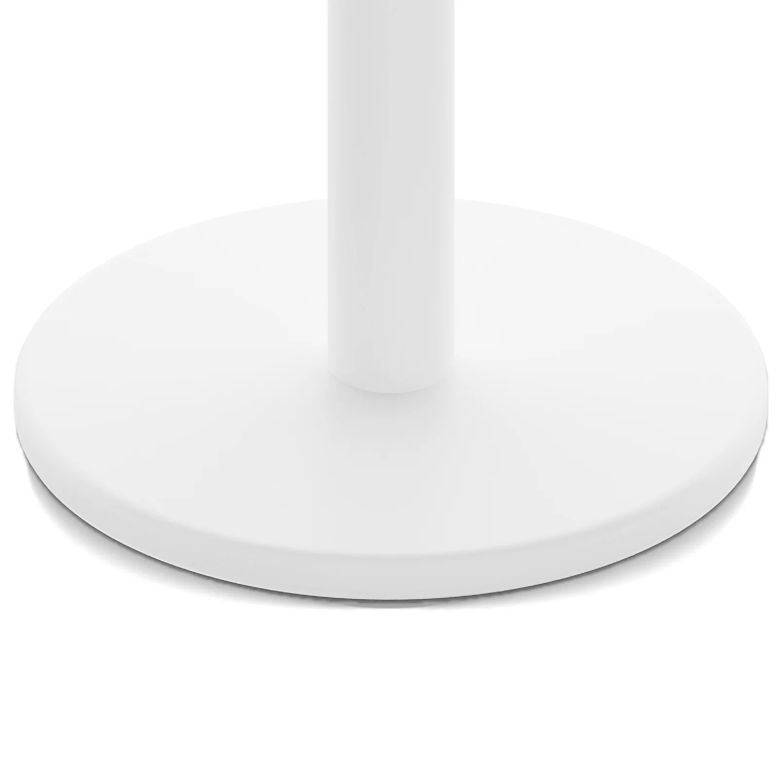 Luzon Aluminium & Wicker Outdoor Bar Table in White - Image 5