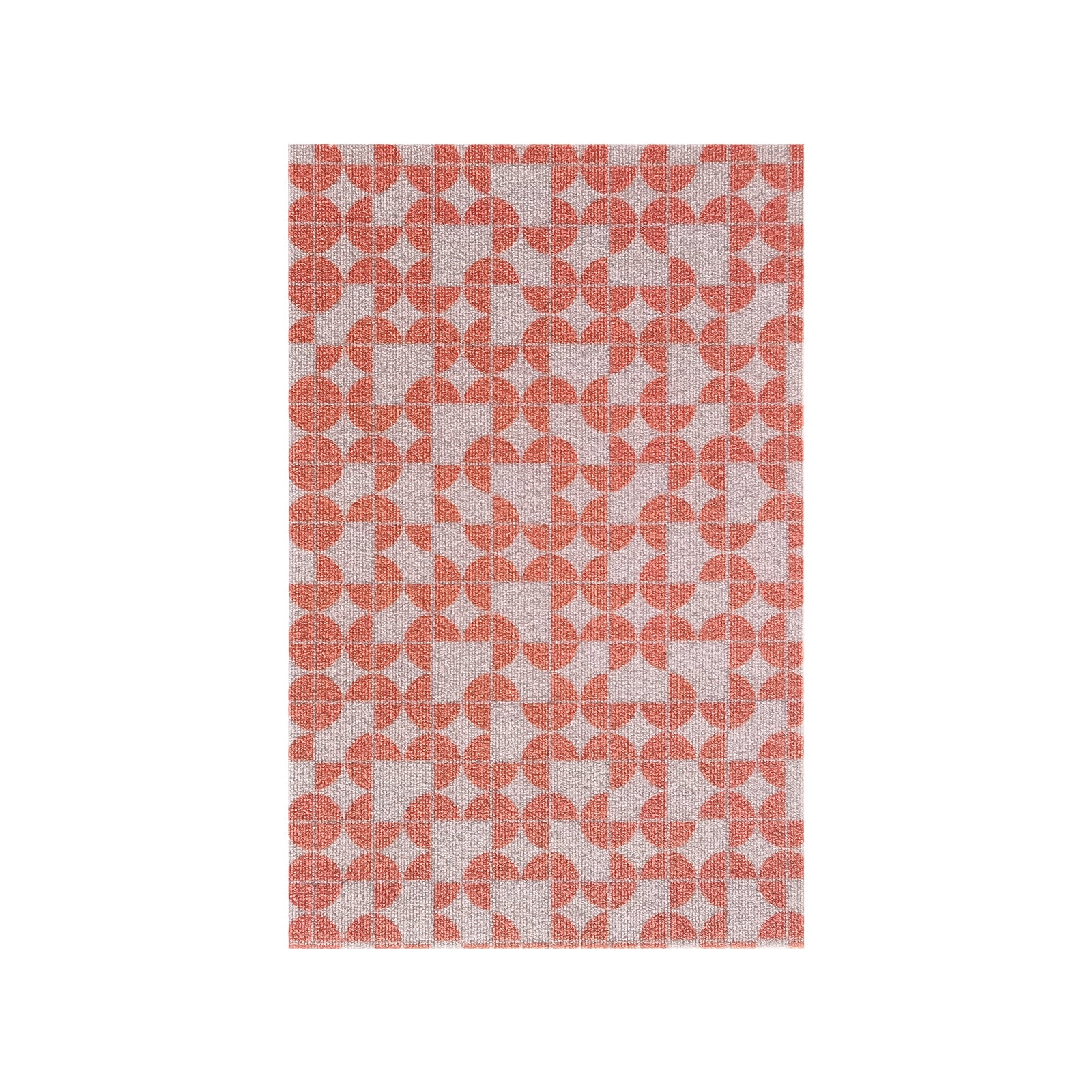 Macy 60x90cm Modern Outdoor Doormat in Light Terracotta
