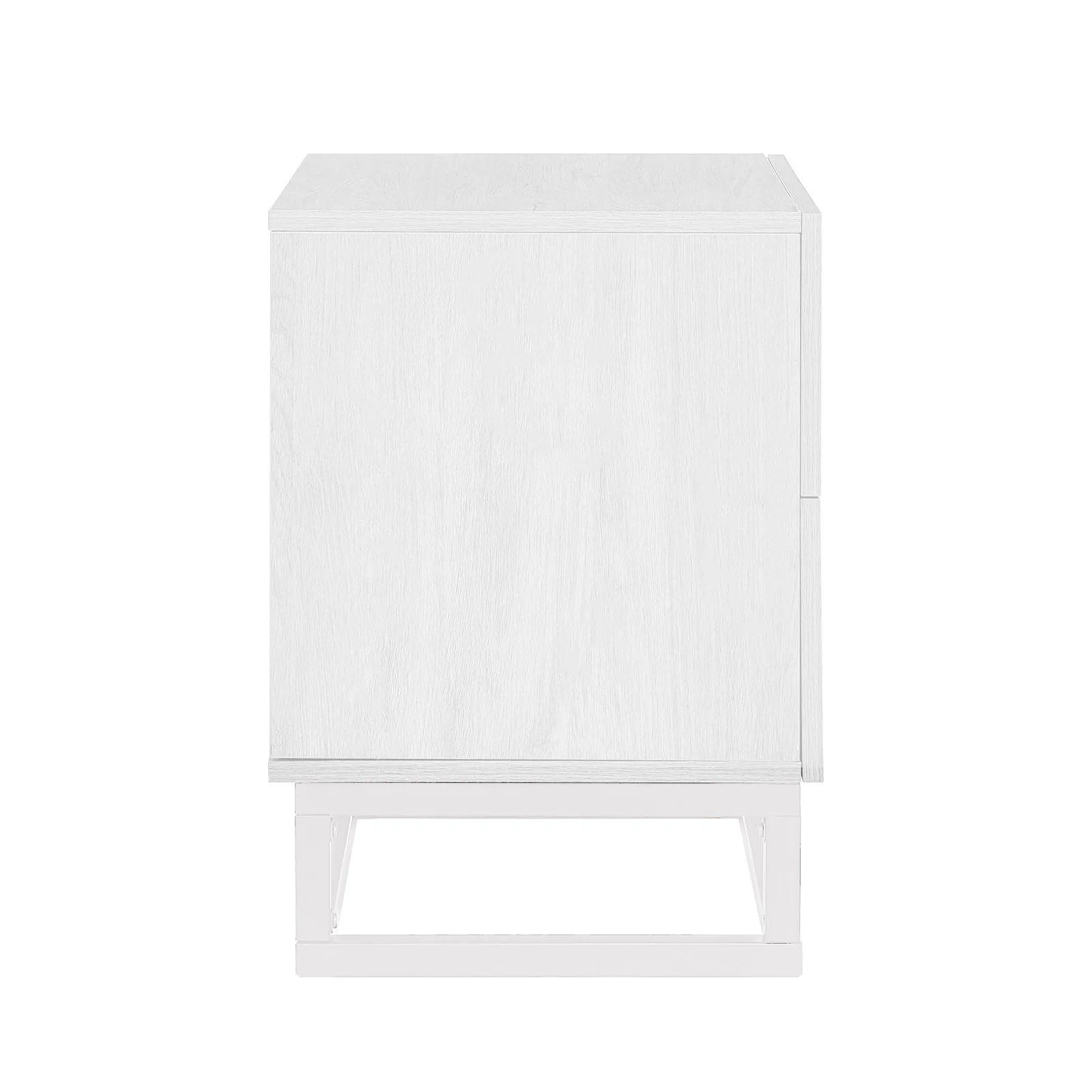 Manuel 2 Drawer Bedside Table in White - Image 7
