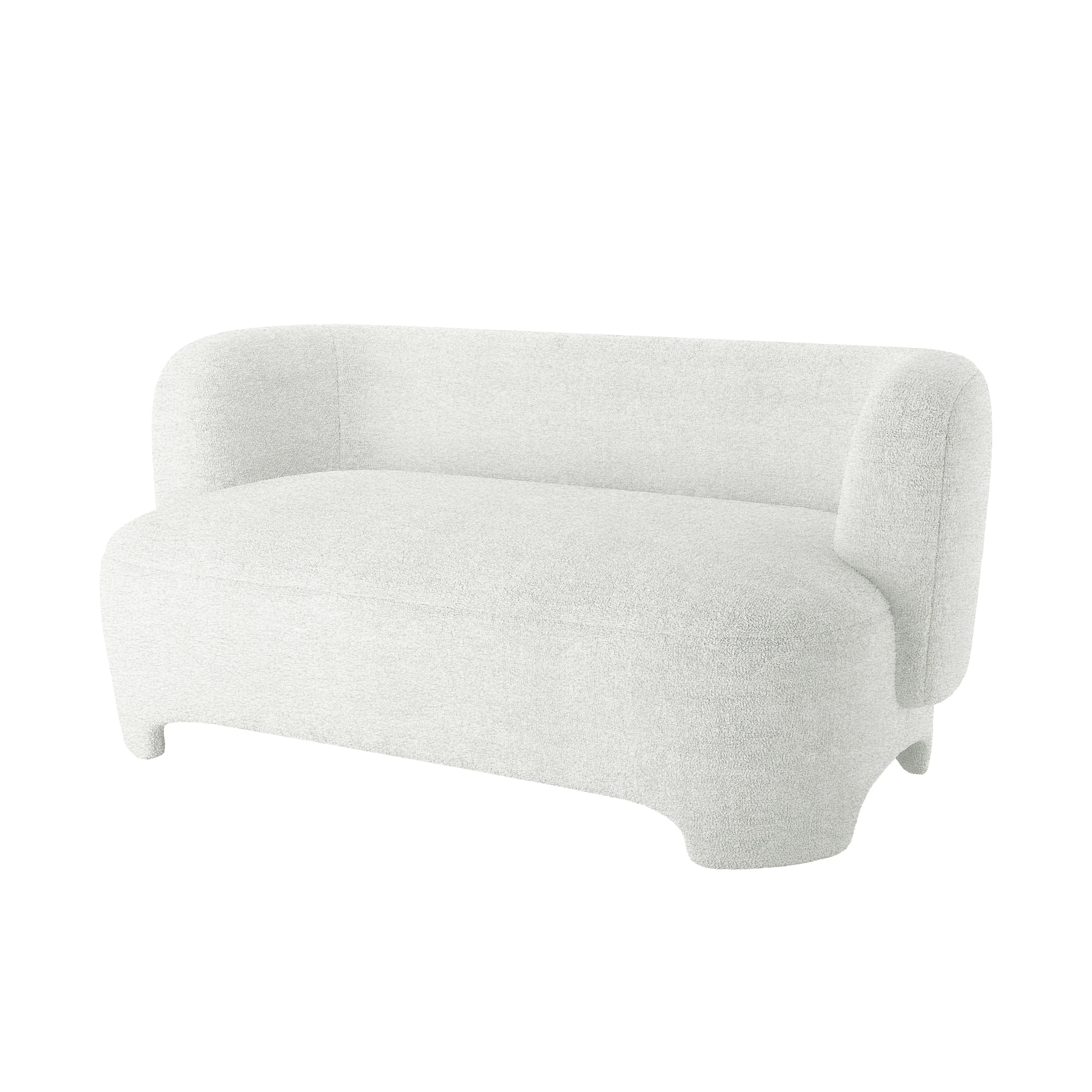 Massie 2 Seater Boucle Sofa in Cream White - Image 13