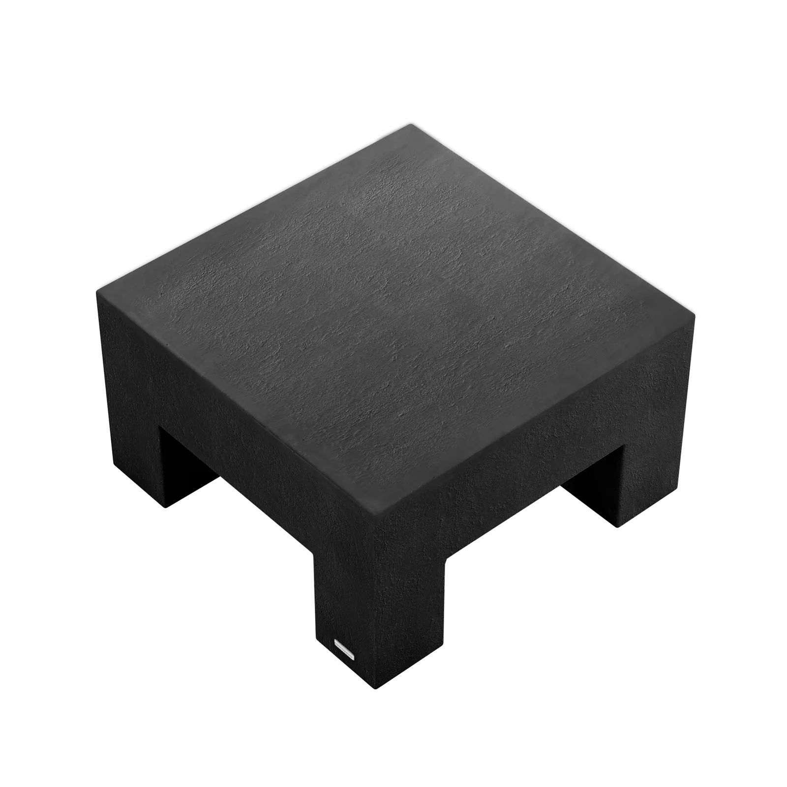 Maxon Square Outdoor Concrete Coffee Table in Black - Image 6