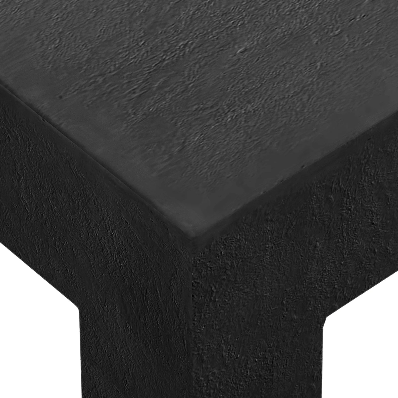 Maxon Square Outdoor Concrete Coffee Table in Black - Image 7
