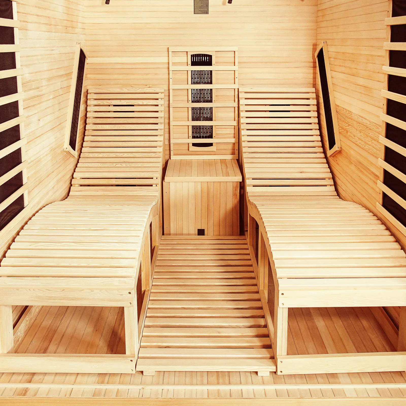 Metsa 3 Person Hybrid Carbon Fibre Indoor Infrared Sauna - Image 7