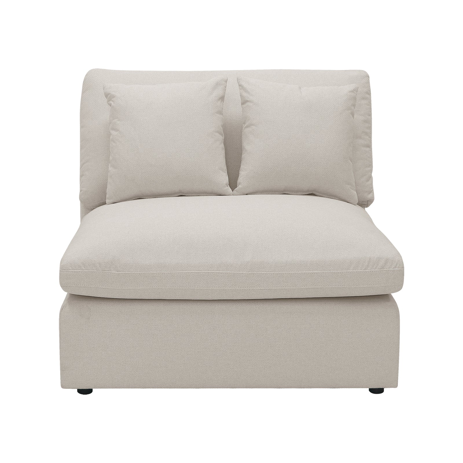 Millie 4 Seater Spill-Resistant Corner Sofa in Light Beige - Image 9