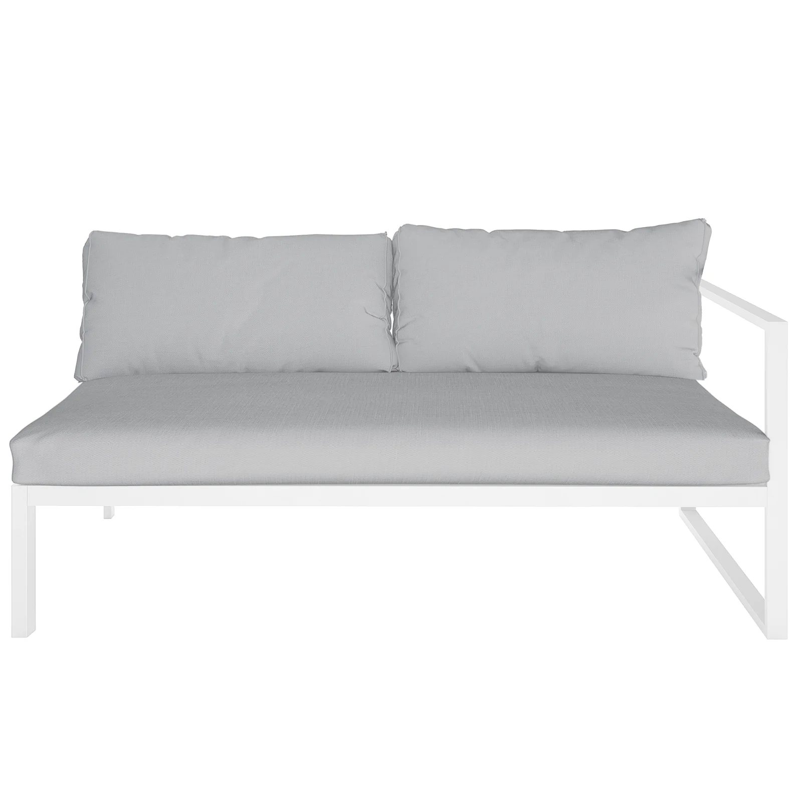 Moana 6 Seater Corner Outdoor Sofa Set in Light Grey - Image 12