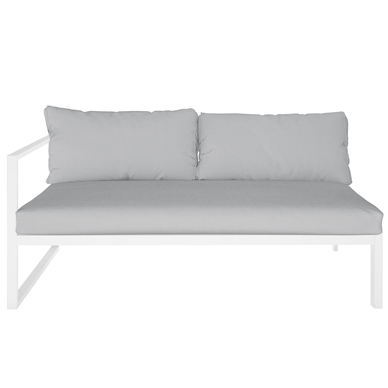 Moana 6 Seater Corner Outdoor Sofa Set in Light Grey - Image 7