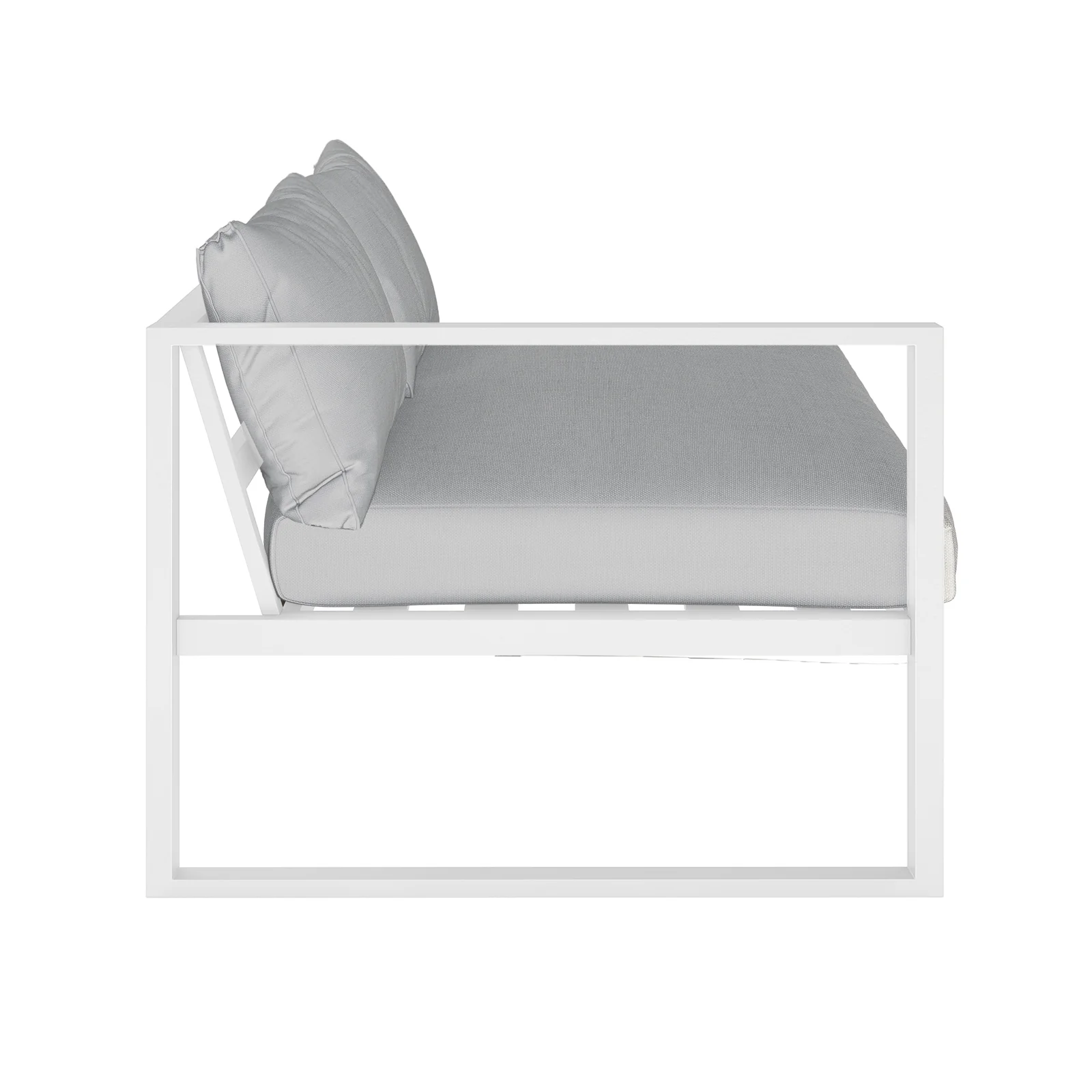 Moana 6 Seater Corner Outdoor Sofa Set in Light Grey - Image 8