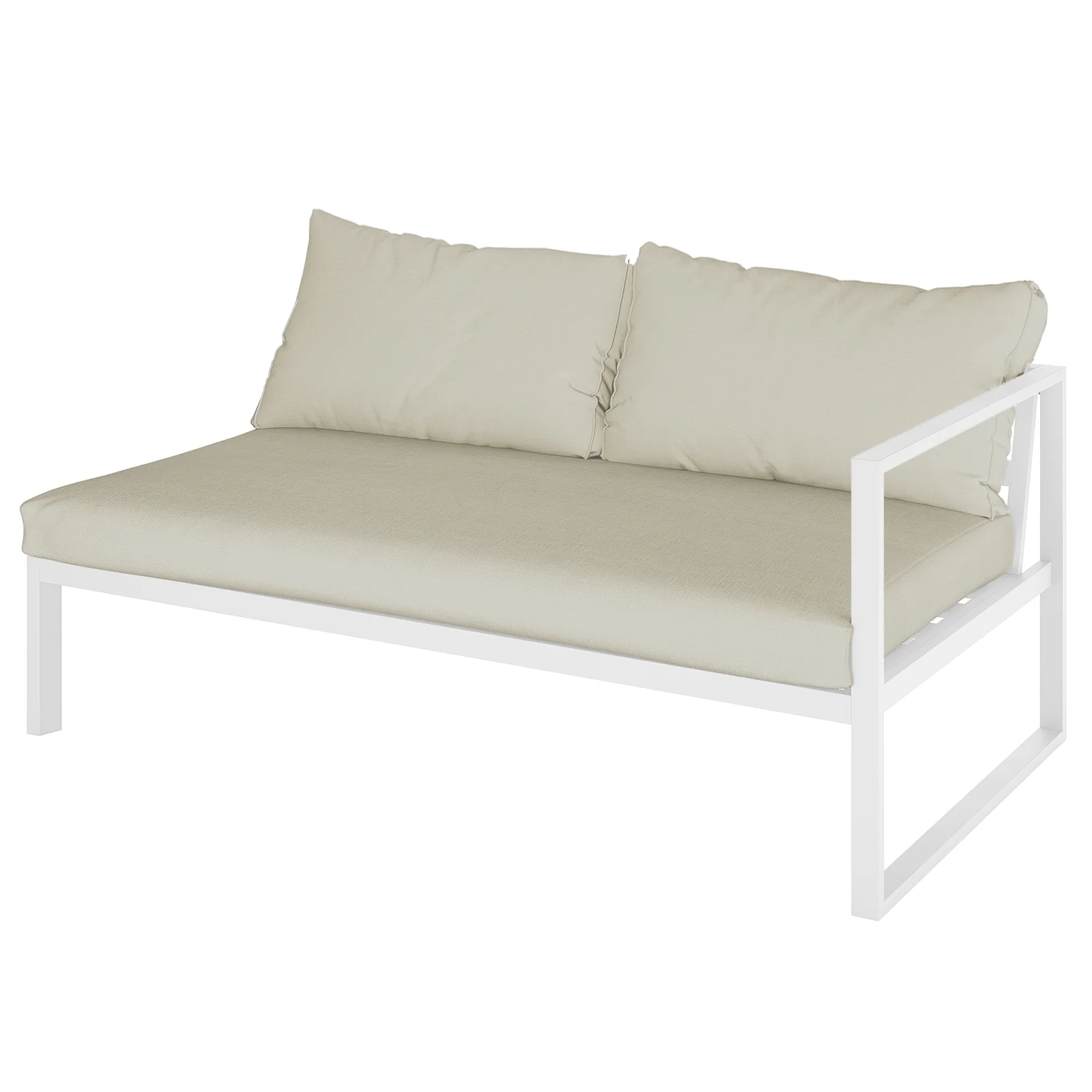 Moana 6 Seater Corner Outdoor Sofa Set in Sandy Beige - Image 13