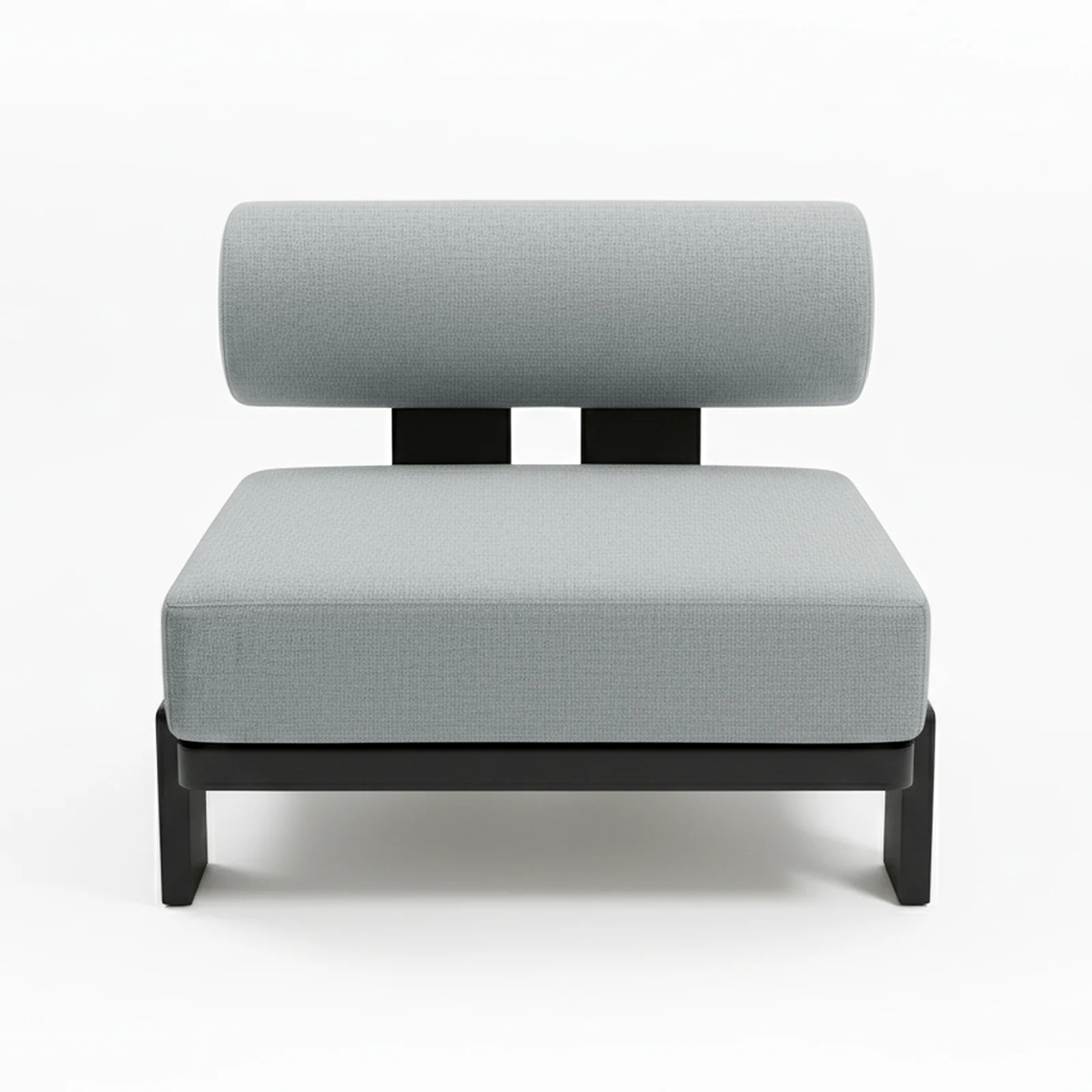 Modica 5 Seater Aluminium Outdoor Sofa Set in Black & Grey - Image 13