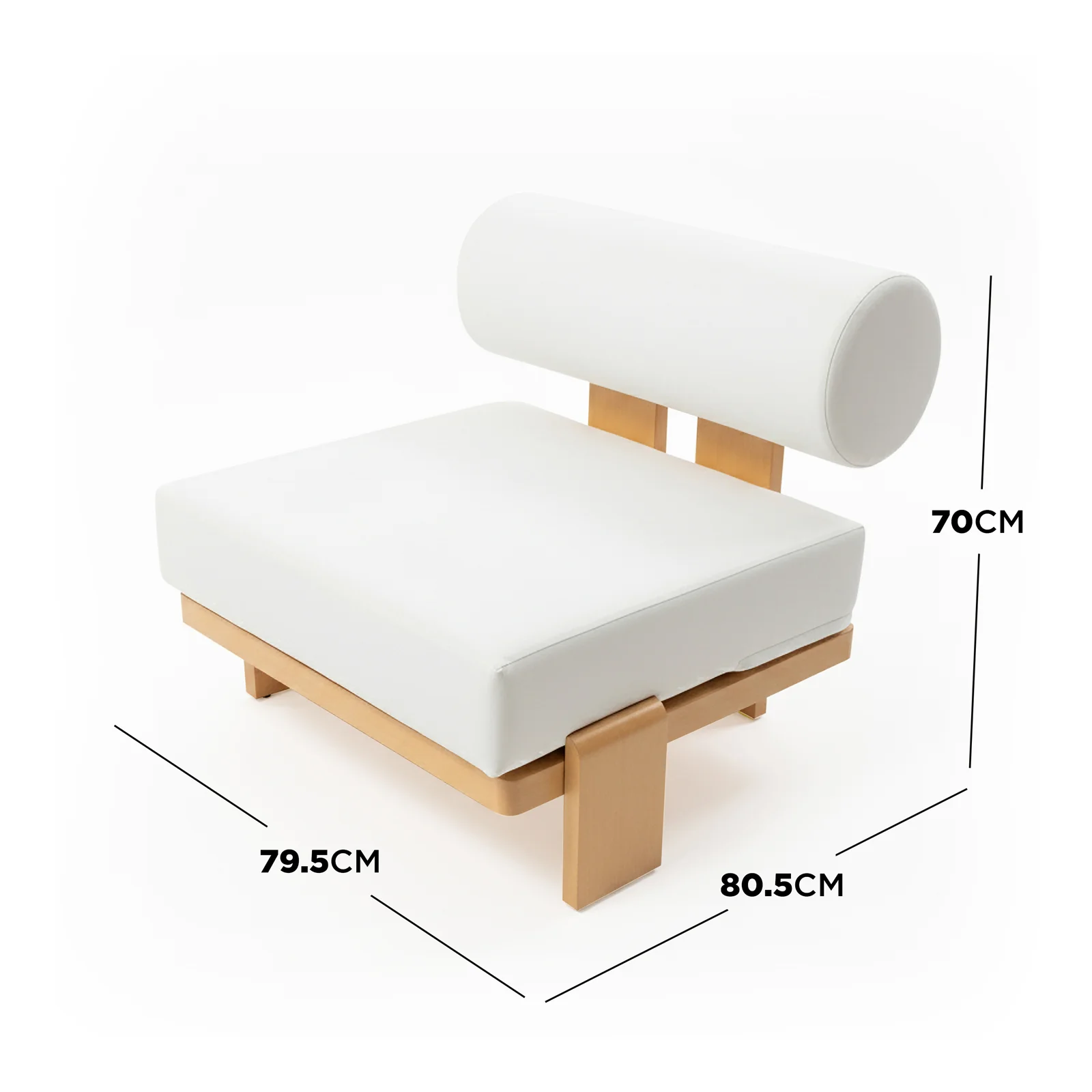 Modica 5 Seater Aluminium Outdoor Sofa Set in White - Image 4