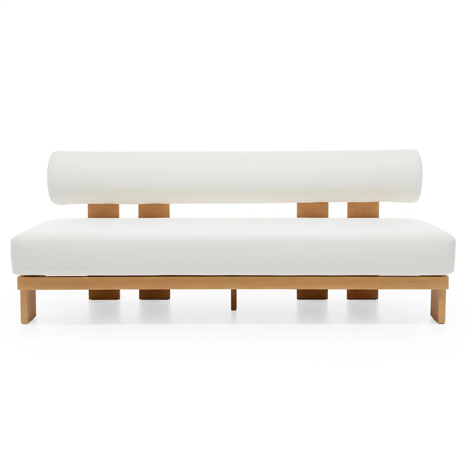 Modica 5 Seater Aluminium Outdoor Sofa Set in White - Image 8