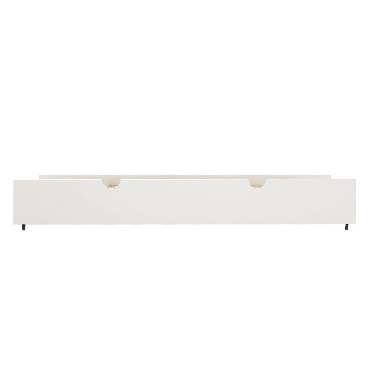 Narell Single Natural Pine Trundle Bed in White - Image 4