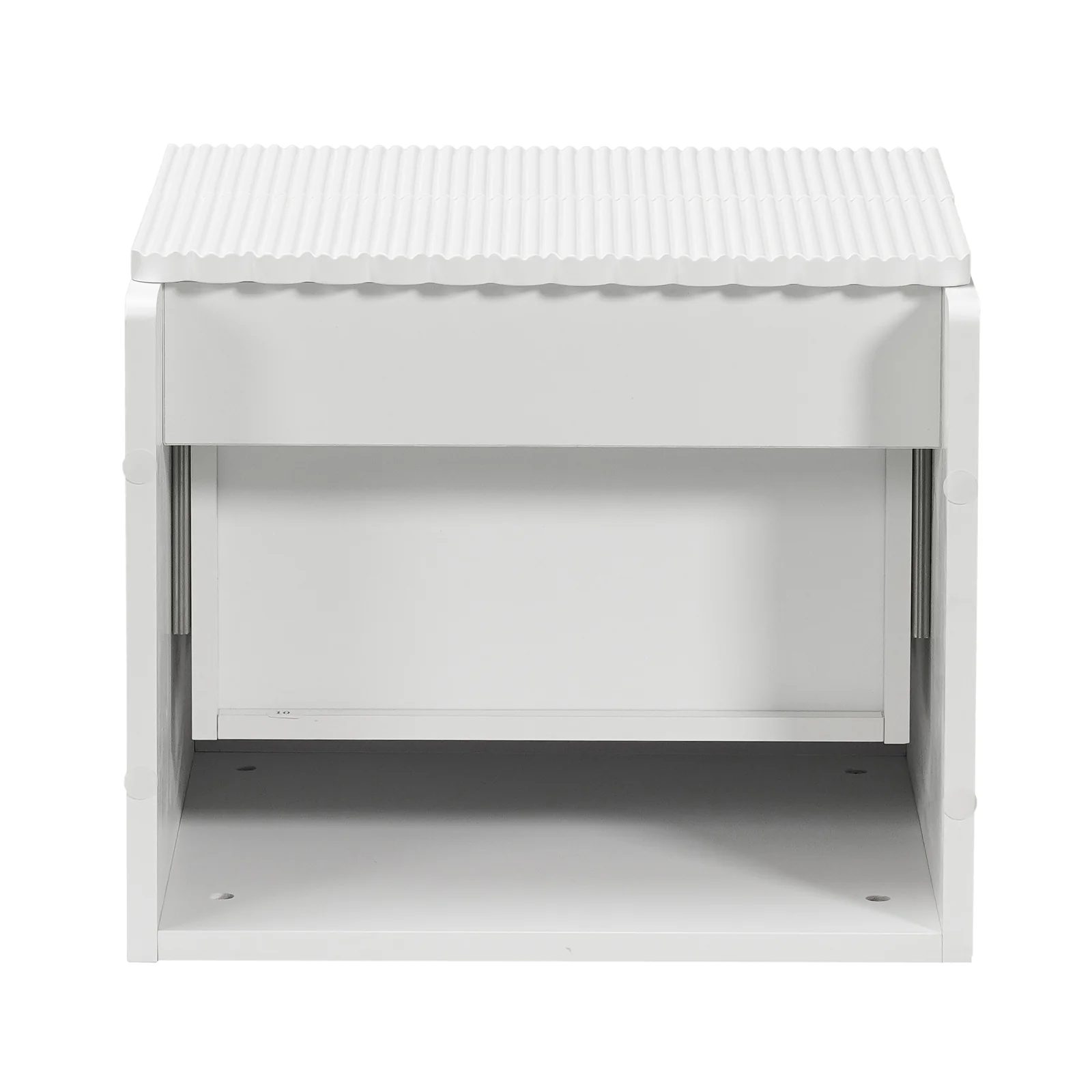 Nasrin 2 Drawer Bedside Table in White - Image 9