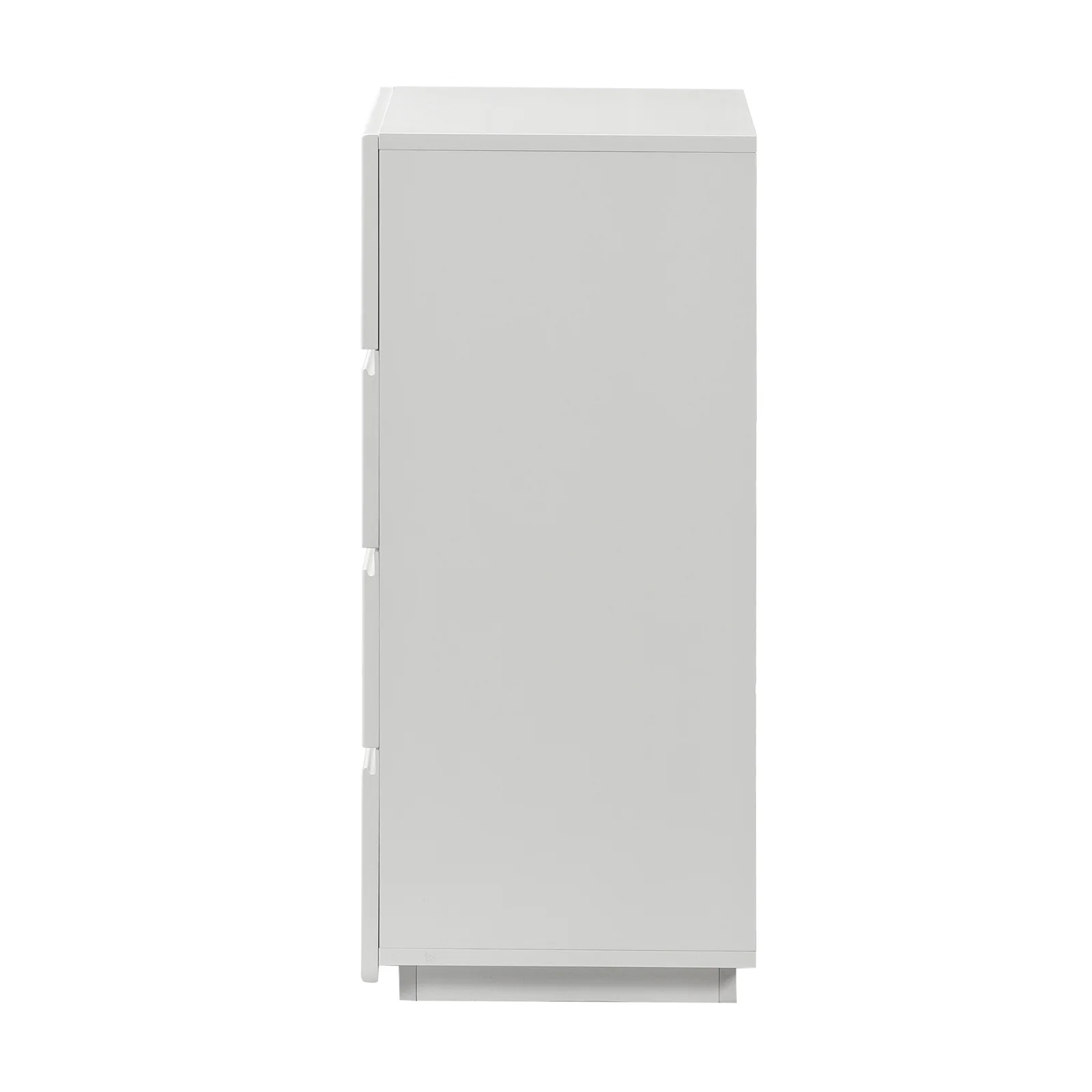 Nasrin 60cm Tallboy Dresser with Drawers in White - Image 6